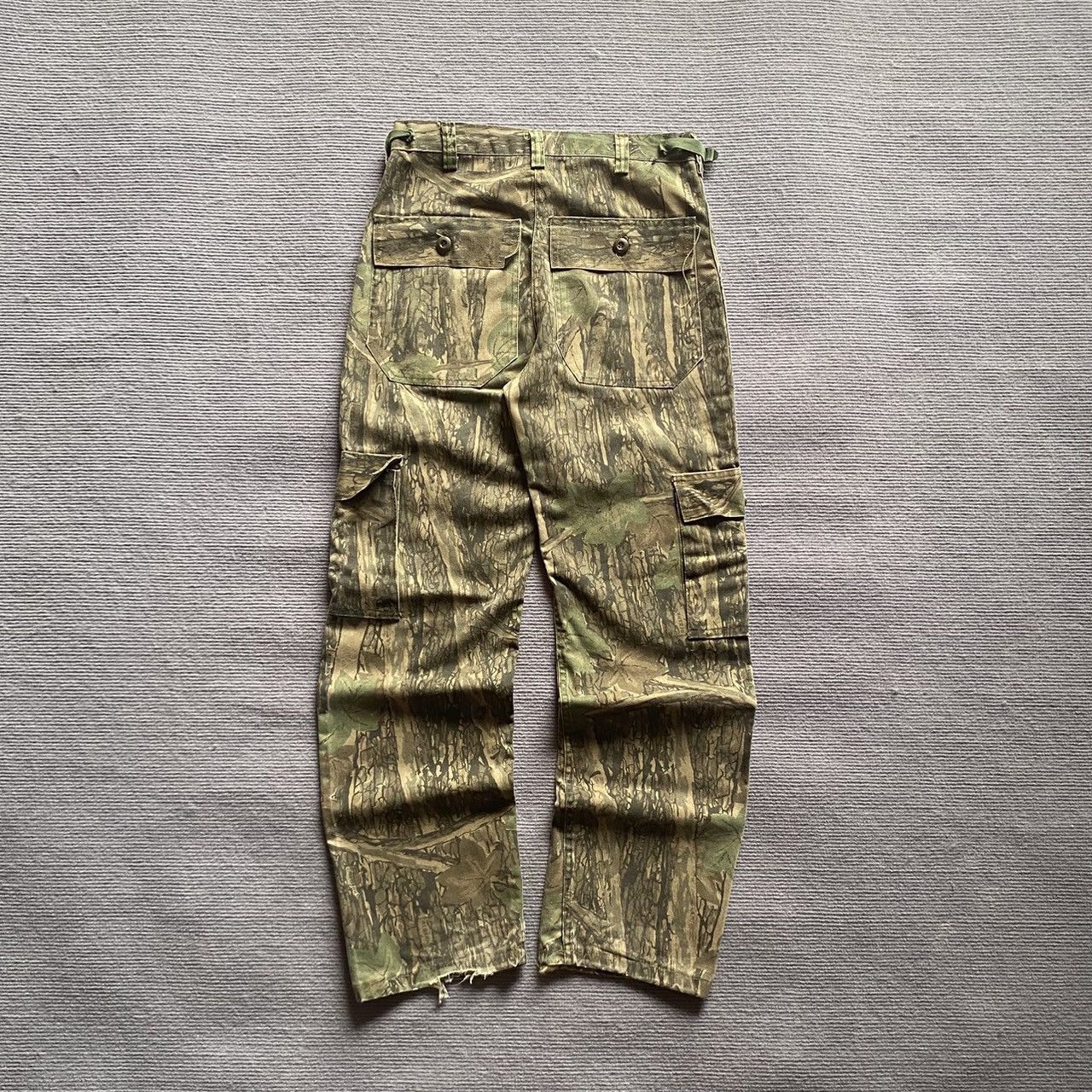 Carhartt × Realtree × Vintage (31x30) Crazy Vintage 90s Realtree Camo Pants Carhartt Style Size US 31 - 4 Thumbnail