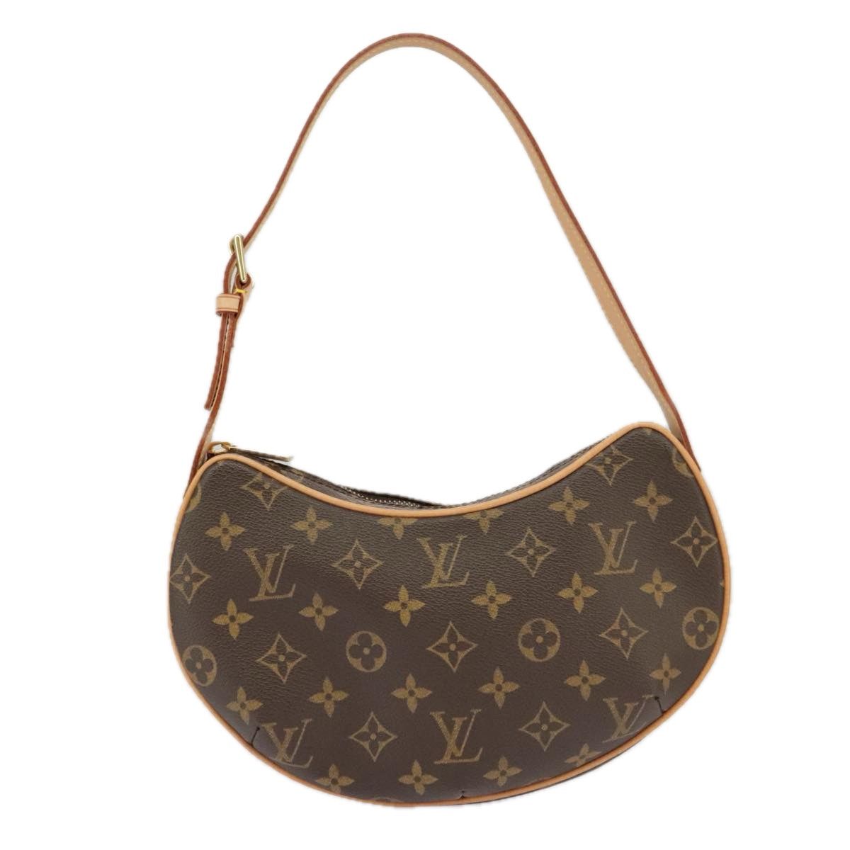 Louis Vuitton Croissant Brown Canvas Shoulder Bag (Pre-Owned) Size ONE SIZE - 1 Thumbnail
