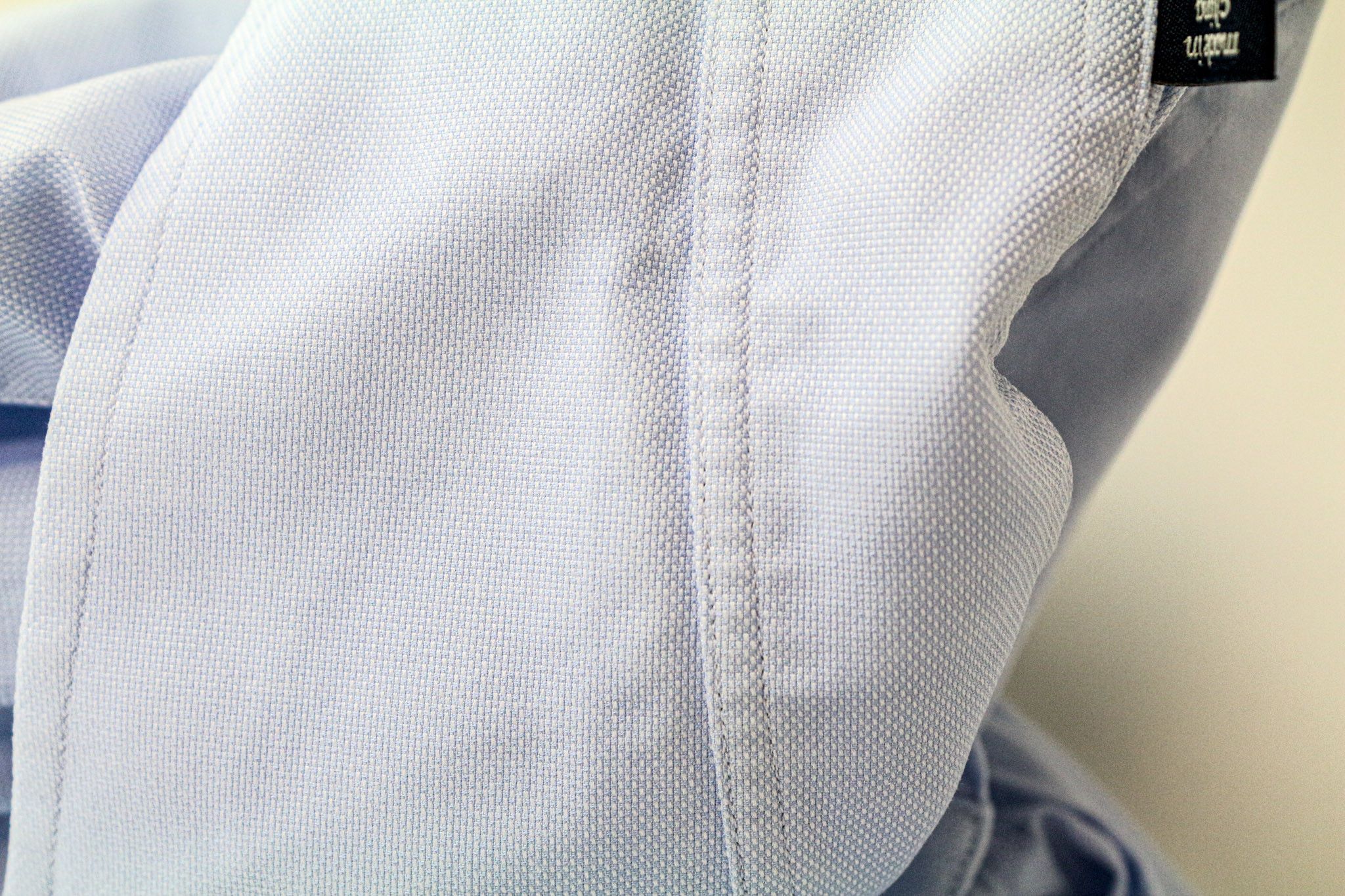 Suitsupply 36/14 Blue Cotton Button-Up Long Sleeve Shirt 79088 Size 36R - 8 Thumbnail