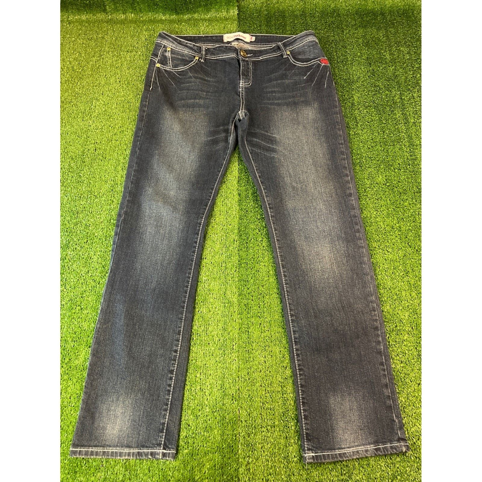 Ecko Unltd. Ecko Red Denim Jeans Womens 13/14 Mid Rise Size 32" / US 10 / IT 46 - 1 Thumbnail