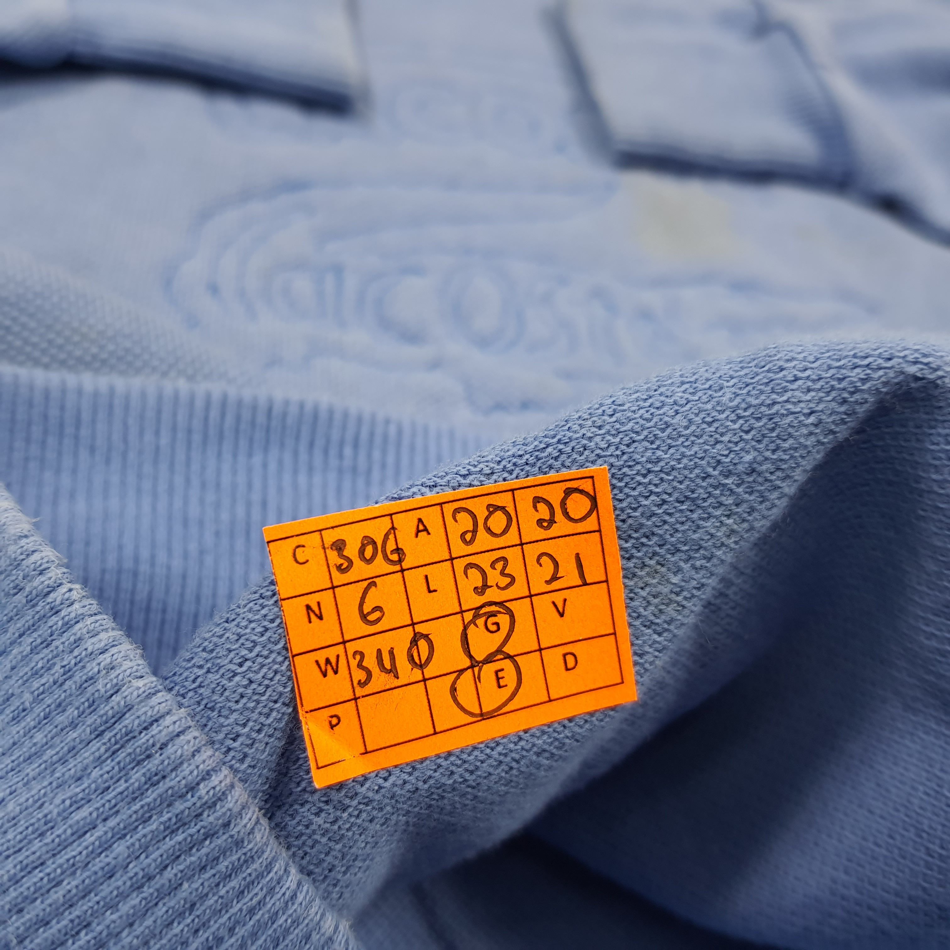 Lacoste Vintage Chemise Lacoste Big Logo Embossed Sweatshirt C306N6 Size US S / EU 44-46 / 1 - 8 Thumbnail