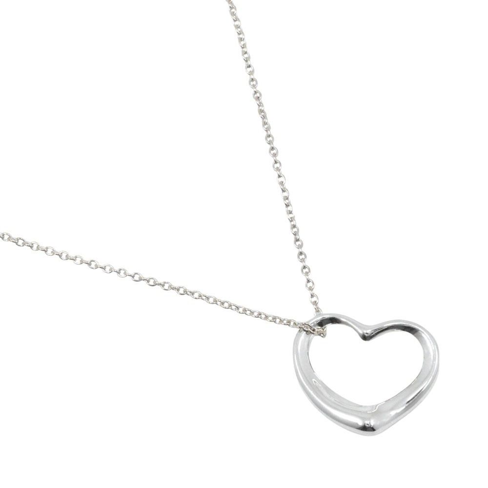Tiffany & Co. Tiffany & Co. Elsa Peretti Open Heart Pendant Necklace silver Size ONE SIZE - 1 Thumbnail