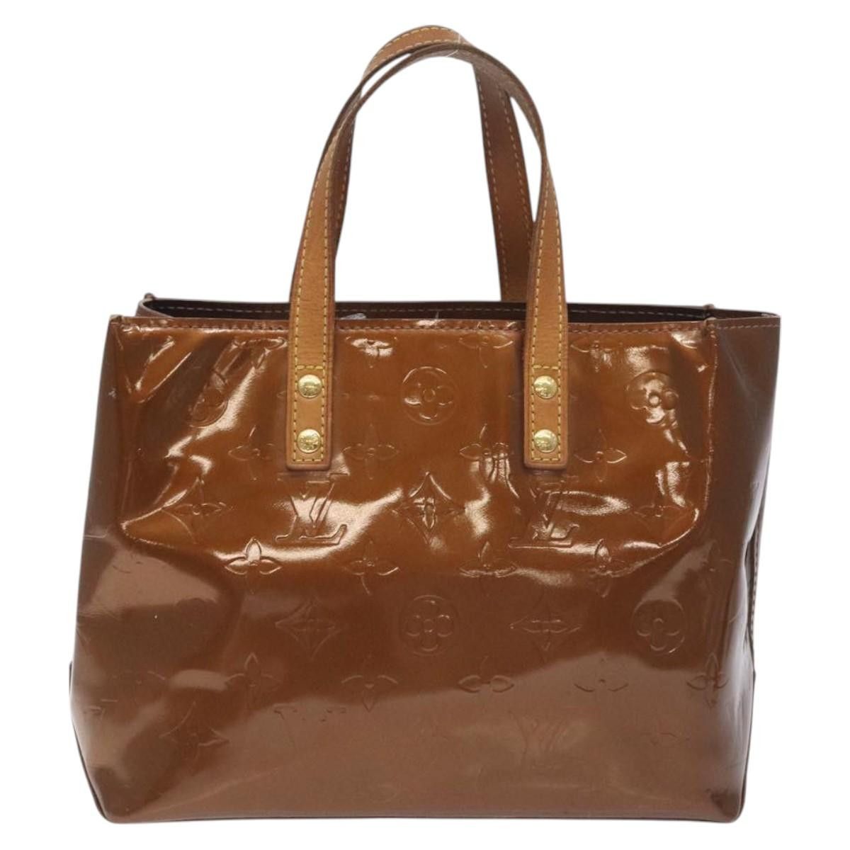Louis Vuitton LOUIS VUITTON Monogram Vernis Reade PM Hand Bag Bronze Size ONE SIZE - 2 Thumbnail