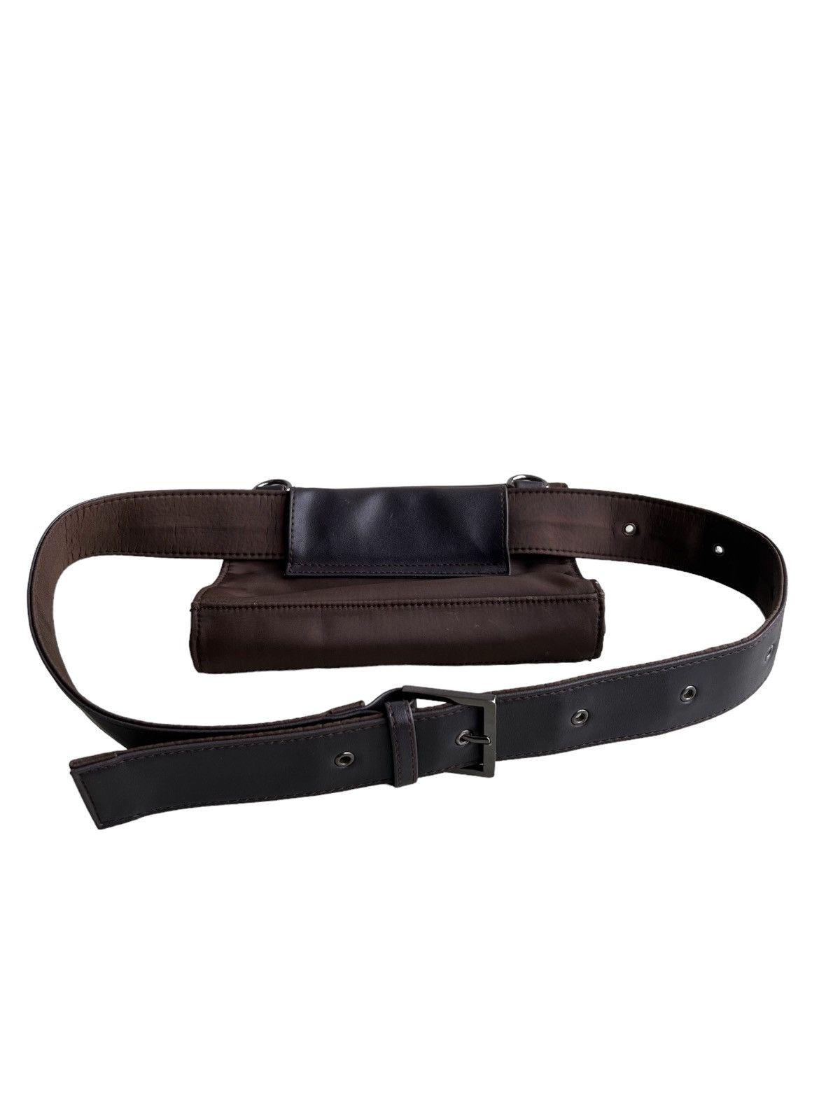 Yohji Yamamoto Yohji Yamamoto Y'saccs Leather Nylon Crossbody Tactical Bag Size ONE SIZE - 5 Thumbnail