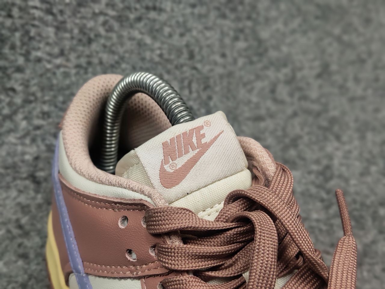 Nike Nike Dunk Low Pink Oxford Purple White Sneaker Vintage Style Size US 5.5 / IT 35.5 - 20 Thumbnail