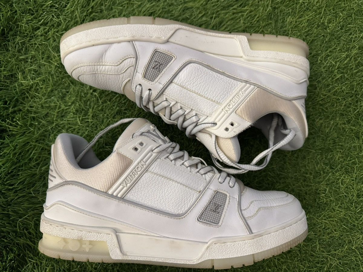 Louis Vuitton Louis Vuitton x Virgil Abloh White/Cream Sneakers Size US 9.5 / EU 42-43 - 11 Thumbnail