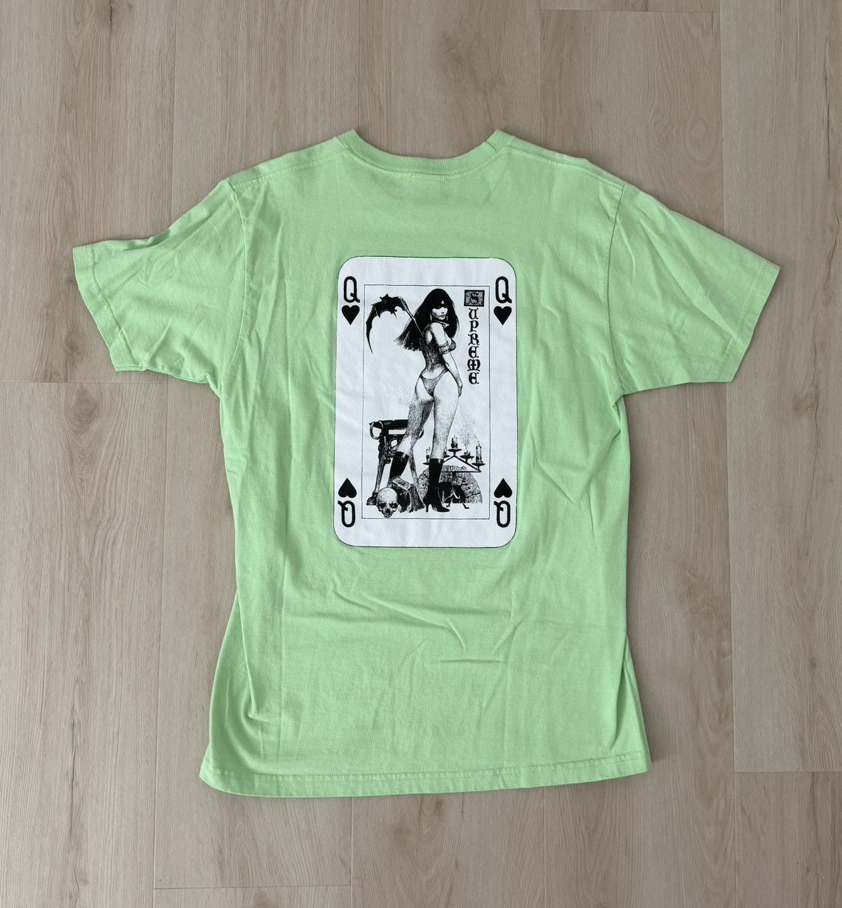 Supreme Supreme SS17 Vampirella Card Tee Light Green Size US L / EU 52-54 / 3 - 8 Thumbnail