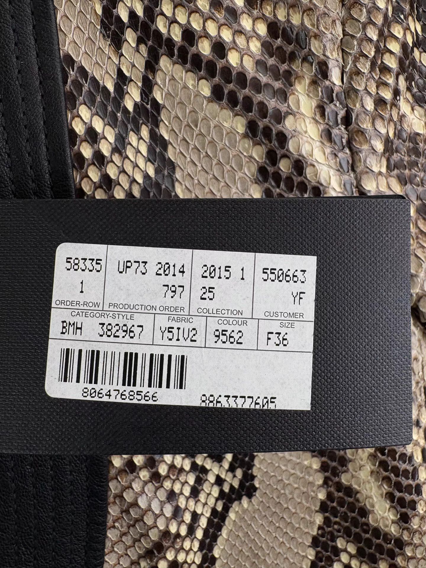 Saint Laurent Paris SAINT LAURENT SLP Snakeskin Leather Jacket Size XS / US 0-2 / IT 36-38 - 6 Thumbnail
