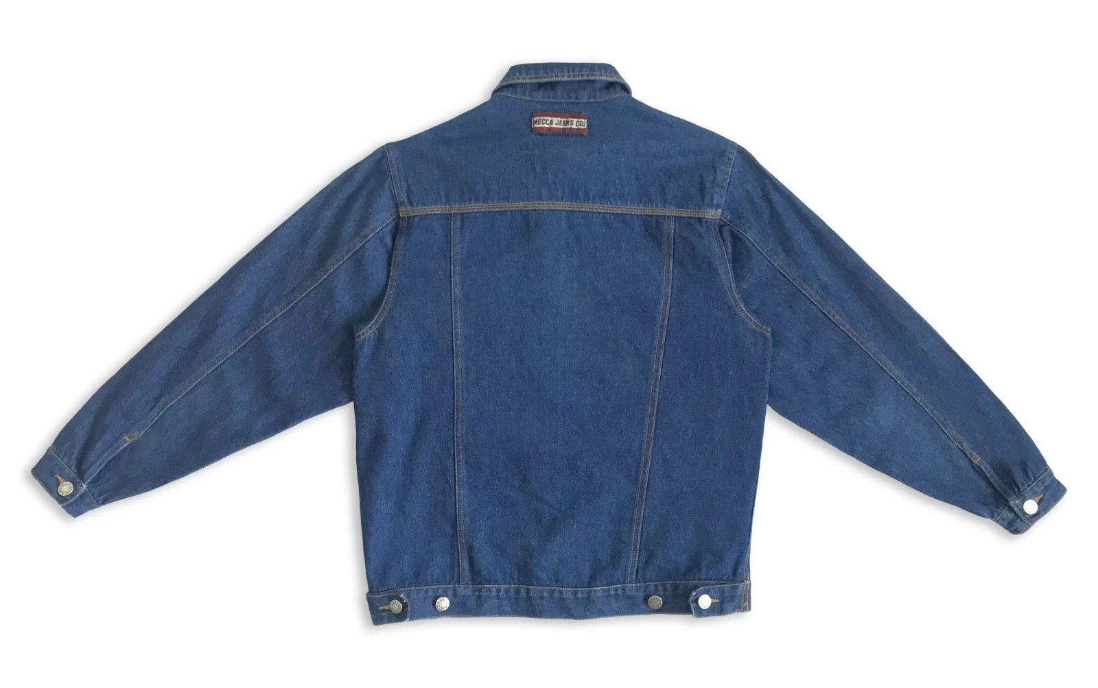 Mecca Vintage 90s MECCA Jeans Denim Jacket Hip hop Oversize Rap Size US S / EU 44-46 / 1 - 4 Thumbnail