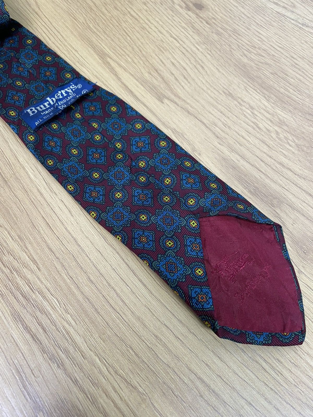 Burberry × Vintage Burberry's Vintage Silk Neck Tie multicolour print Size ONE SIZE - 3 Thumbnail