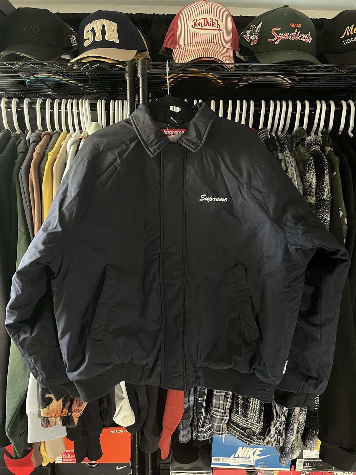 Streetwear × Supreme Supreme Peace Embroidered Work Jacket