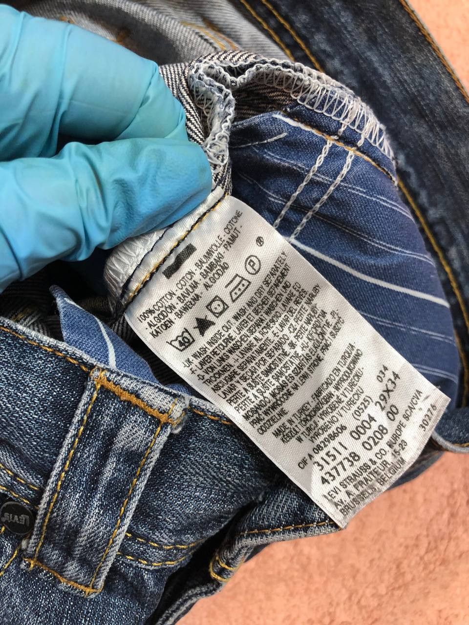 Levi's Vintage Levis Jeans 29x34 Dark Wash Straight STREETWEAR Size 29" - 2 Thumbnail