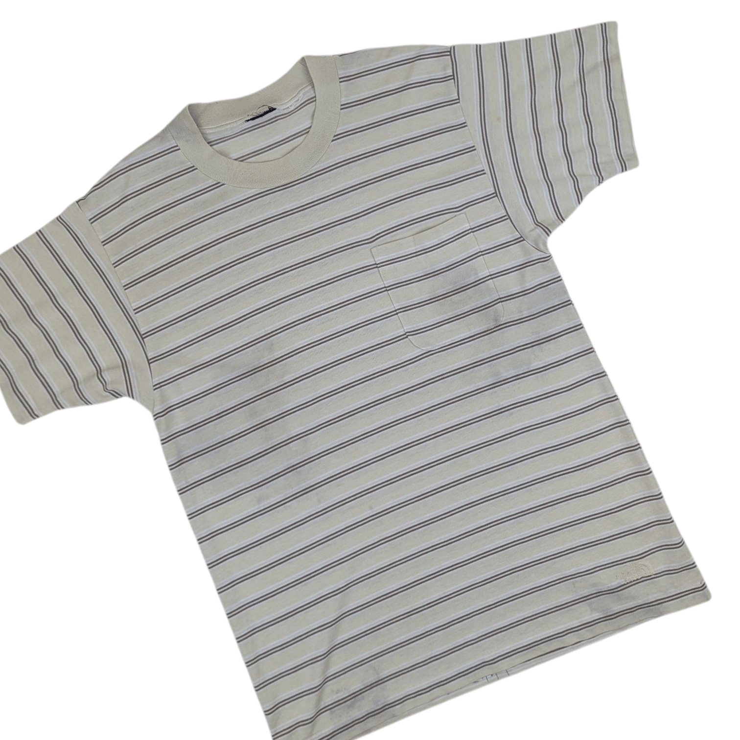 The North Face Vintage 90's THE NORTH FACE Striped T-Shirt Single Stitches Size US S / EU 44-46 / 1 - 3 Thumbnail