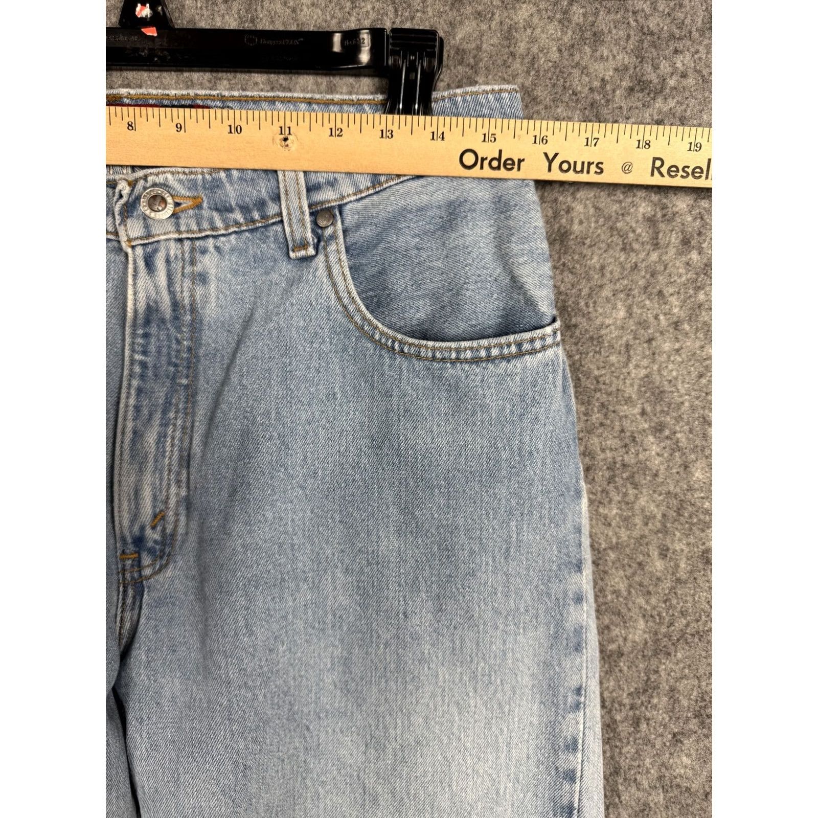 Levi's VINTAGE Levis SilverTab Loose Jeans Women Medium 13/14 Blue Baggy 90s Denim Size 32" / US 10 / IT 46 - 6 Thumbnail