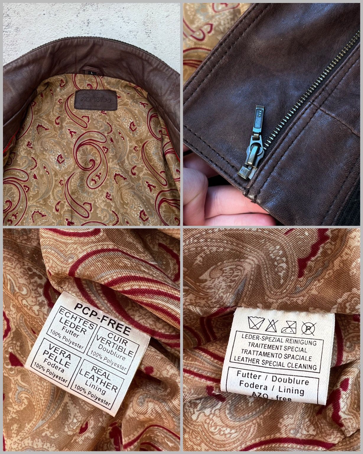 If Six Was Nine Avant Garde Vintage Leather Jacket Junya Watanabe style Size M / US 6-8 / IT 42-44 - 9 Thumbnail