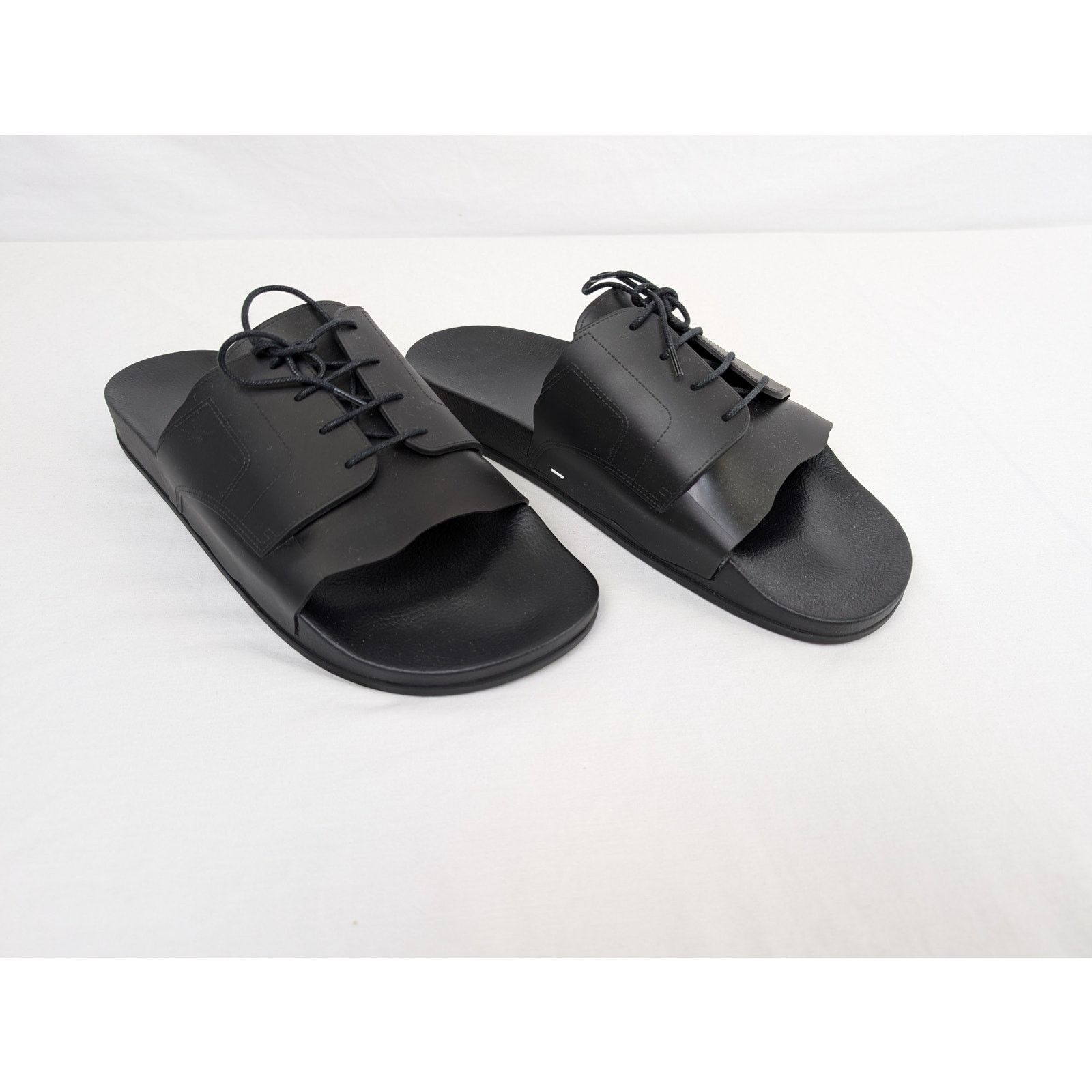 Maison Margiela o1rshd1 Pool Slides Slipper in Black Size US 12 / EU 45 - 5 Thumbnail