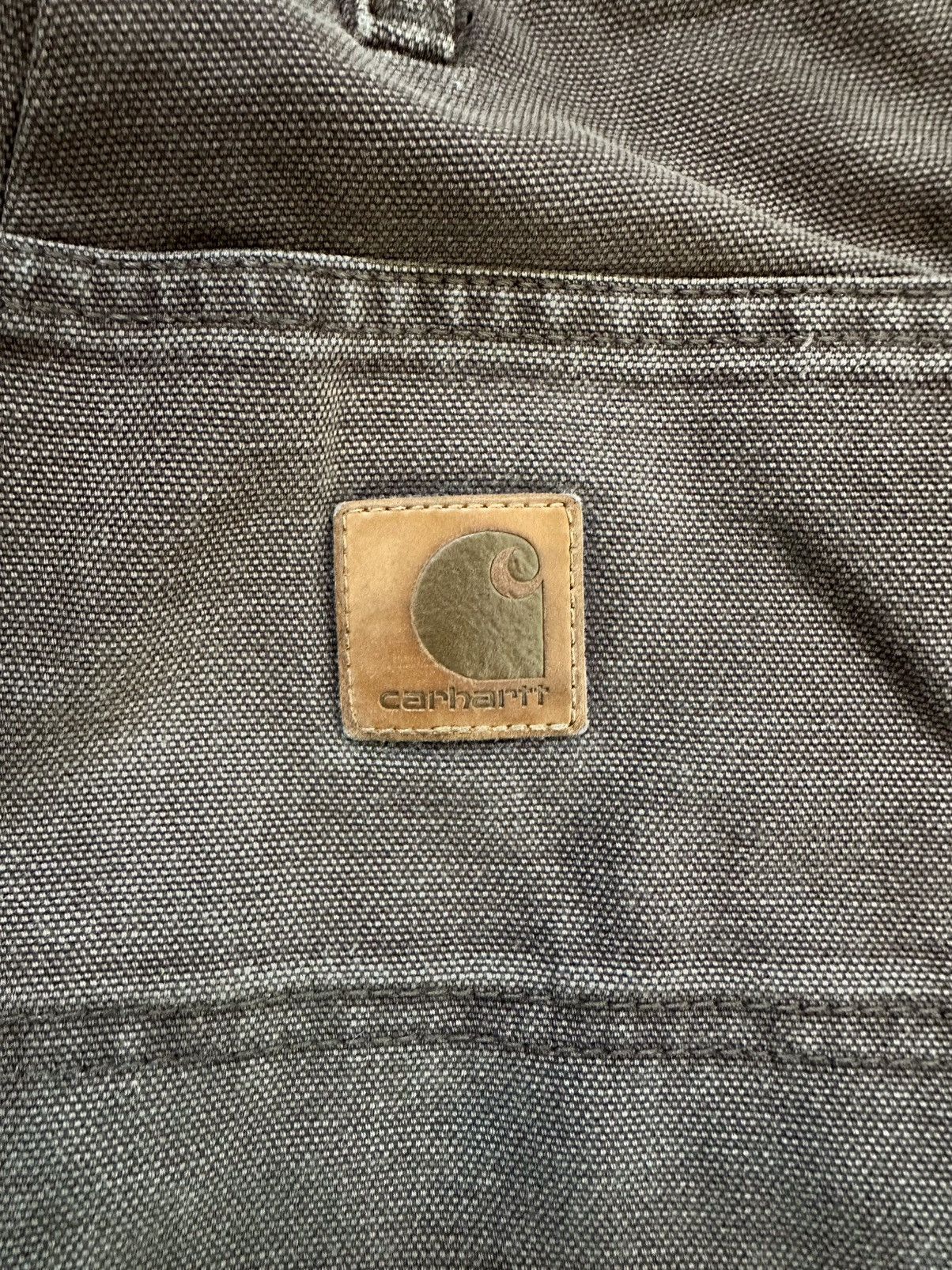 Carhartt Vintage Brown Double Knee Carhartt Pants Size US 29 - 4 Thumbnail