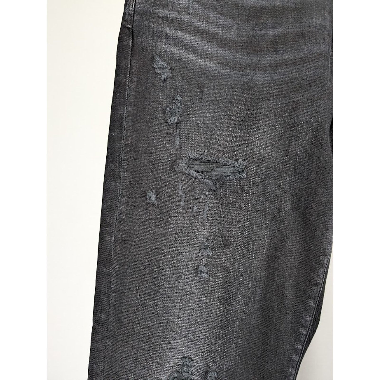 Amiri o1rshd1 Leather Camo MX1 Jeans in Aged Black Size US 33 - 8 Thumbnail