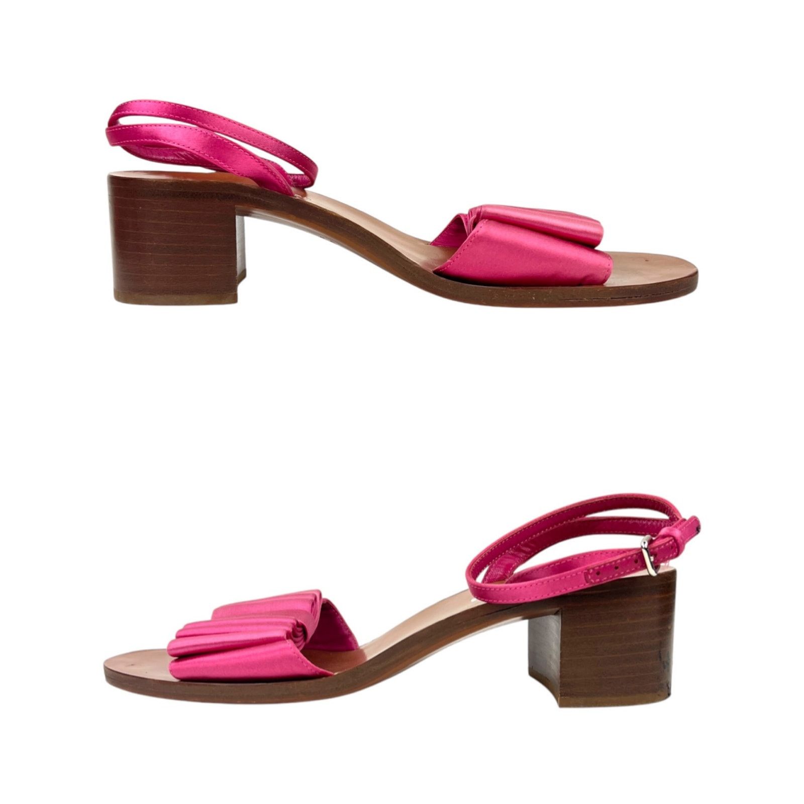 Miu Miu Miu Miu Satin Ribbon Sandals Size US 6.5 / IT 36.5 - 2 Thumbnail