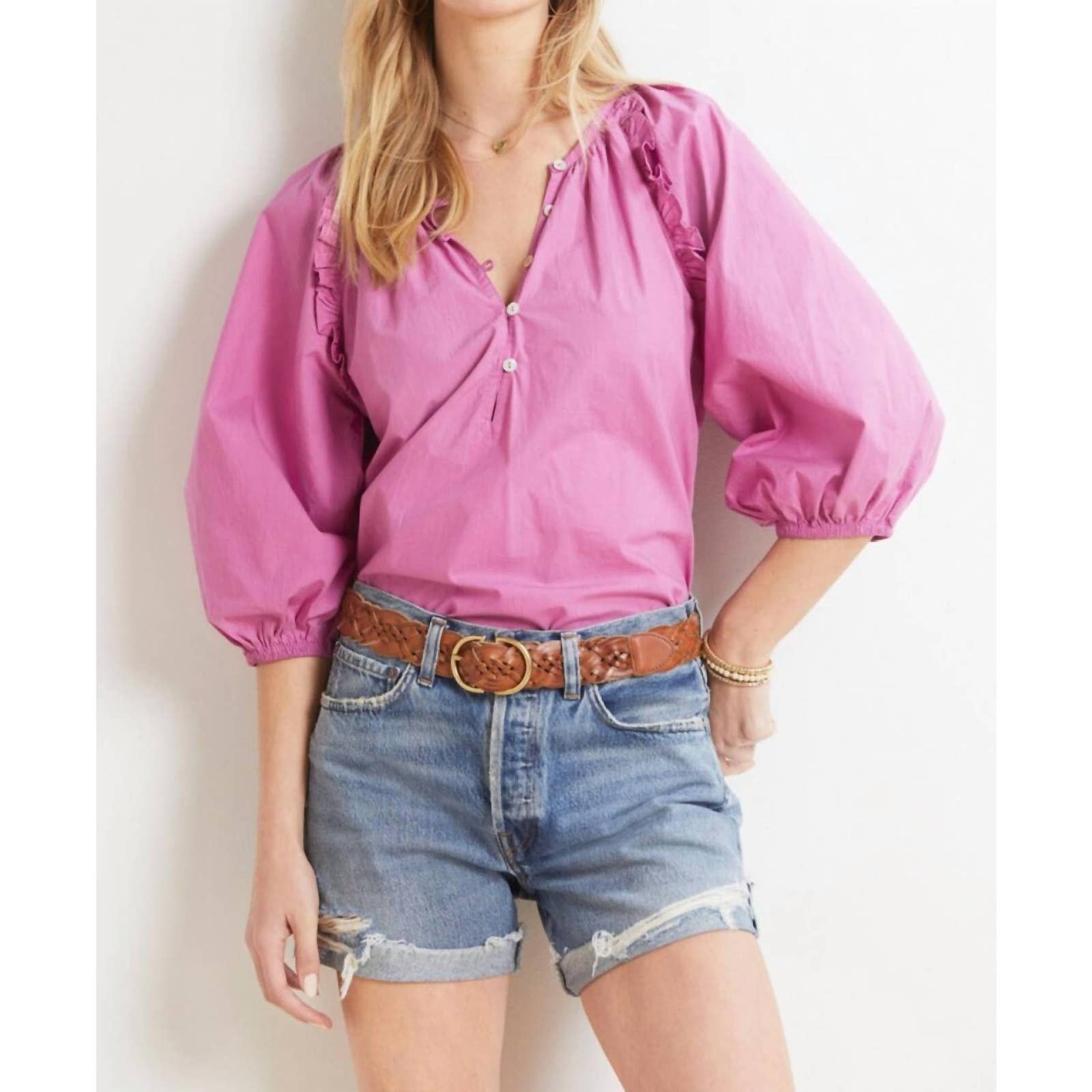 Cleobella Jess Blouse In Azalea | Grailed