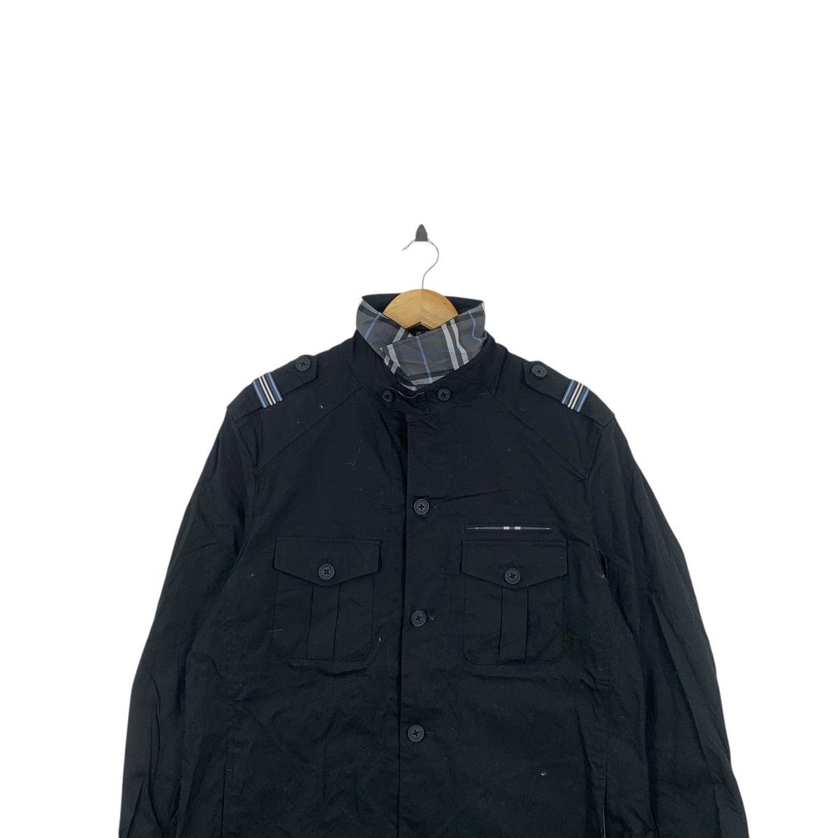 Burberry Vintage BURBERRY BLACK LABEL Nova Checks Jacket Parka Size L / US 10 / IT 46 - 2 Thumbnail