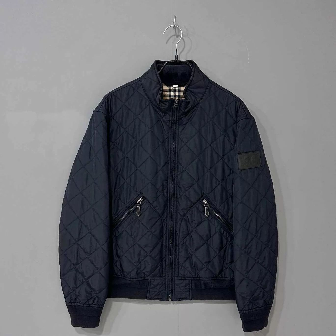 Burberry Burberry Quilted Zip-Up Jacket 95 New Size 48 Size US M / EU 48-50 / 2 - 1 Thumbnail