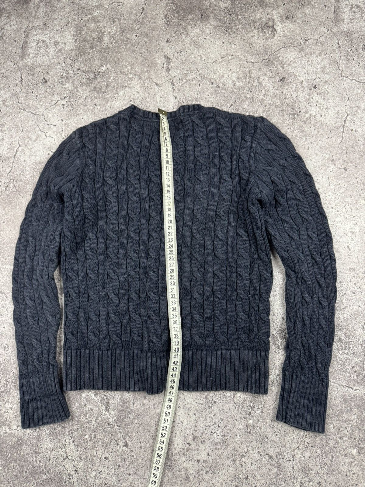 Polo Ralph Lauren Vintage Polo Ralph Lauren Navy Knitted Cardigan Sweater Y2K Size XS / US 0-2 / IT 36-38 - 6 Thumbnail