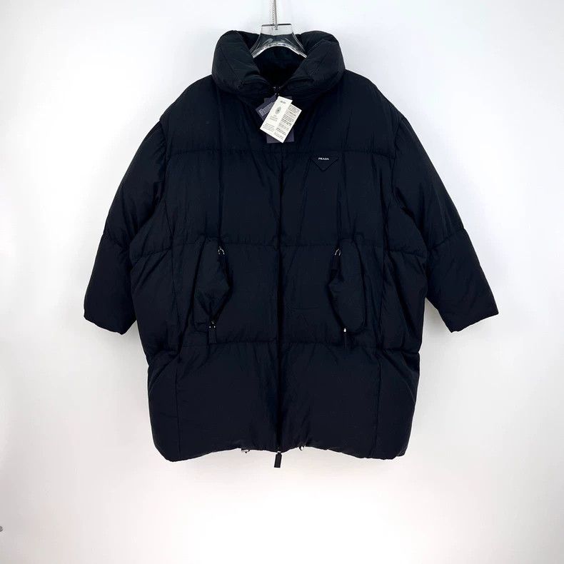 Prada Prada Black classic triangle down jacket 2502-Nextarrow Size US XXS / EU 40 - 3 Thumbnail