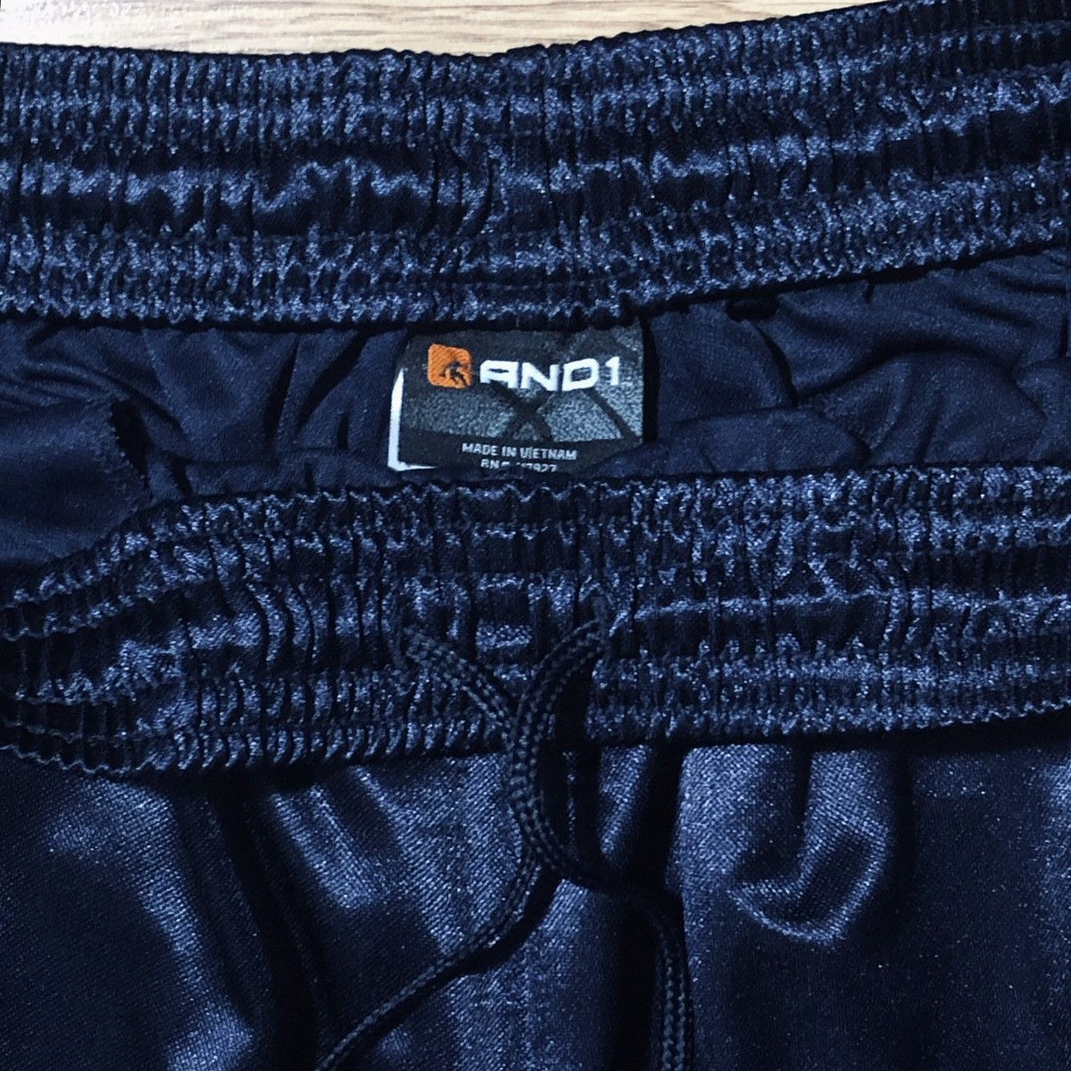 Jordan Brand Vintage 90s AND 1 Mens XL Basketball Shorts Navy Blue Size US 34 / EU 50 - 6 Thumbnail