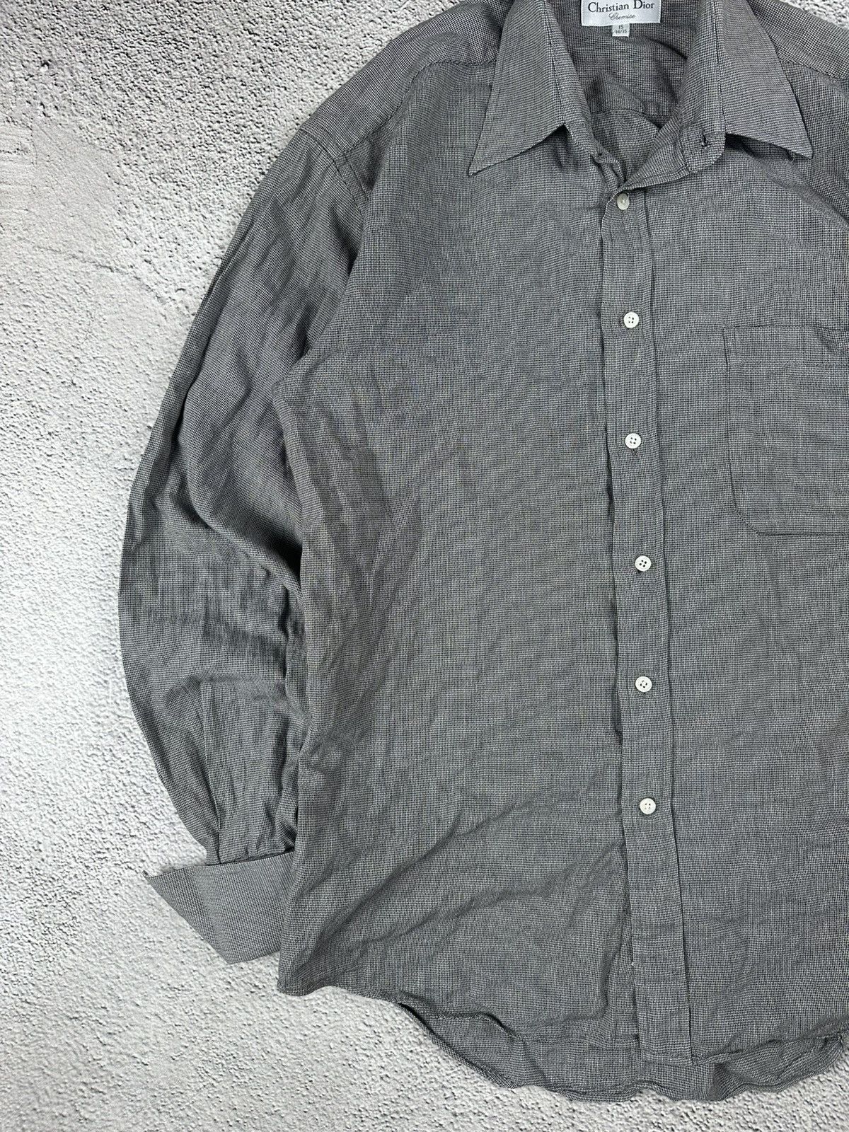 Christian Dior Monsieur Vintage Christian Dior Old Money Shirt Cotton Size US L / EU 52-54 / 3 - 4 Thumbnail