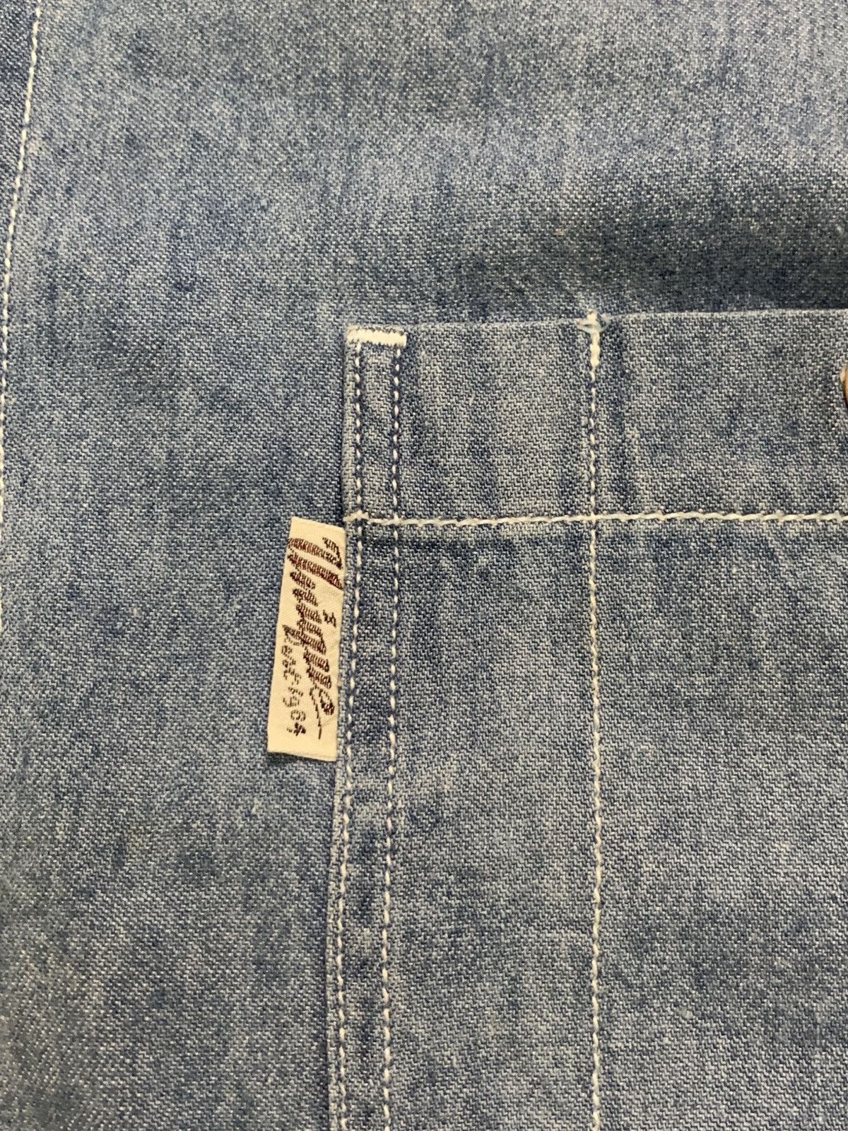 Pieces Uniques Rare Design Unique Soft Denim Hoodie Button Up Shirts Size US M / EU 48-50 / 2 - 5 Thumbnail