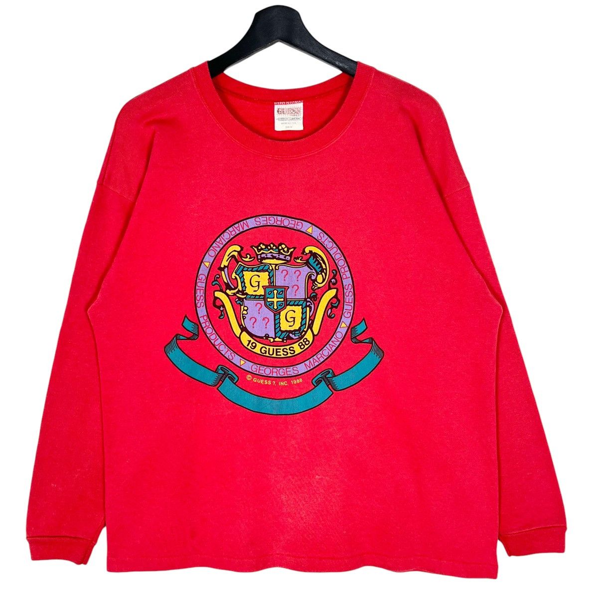 Vintage 1988 Guess Georges Marciano Big Logo Sweatshirt