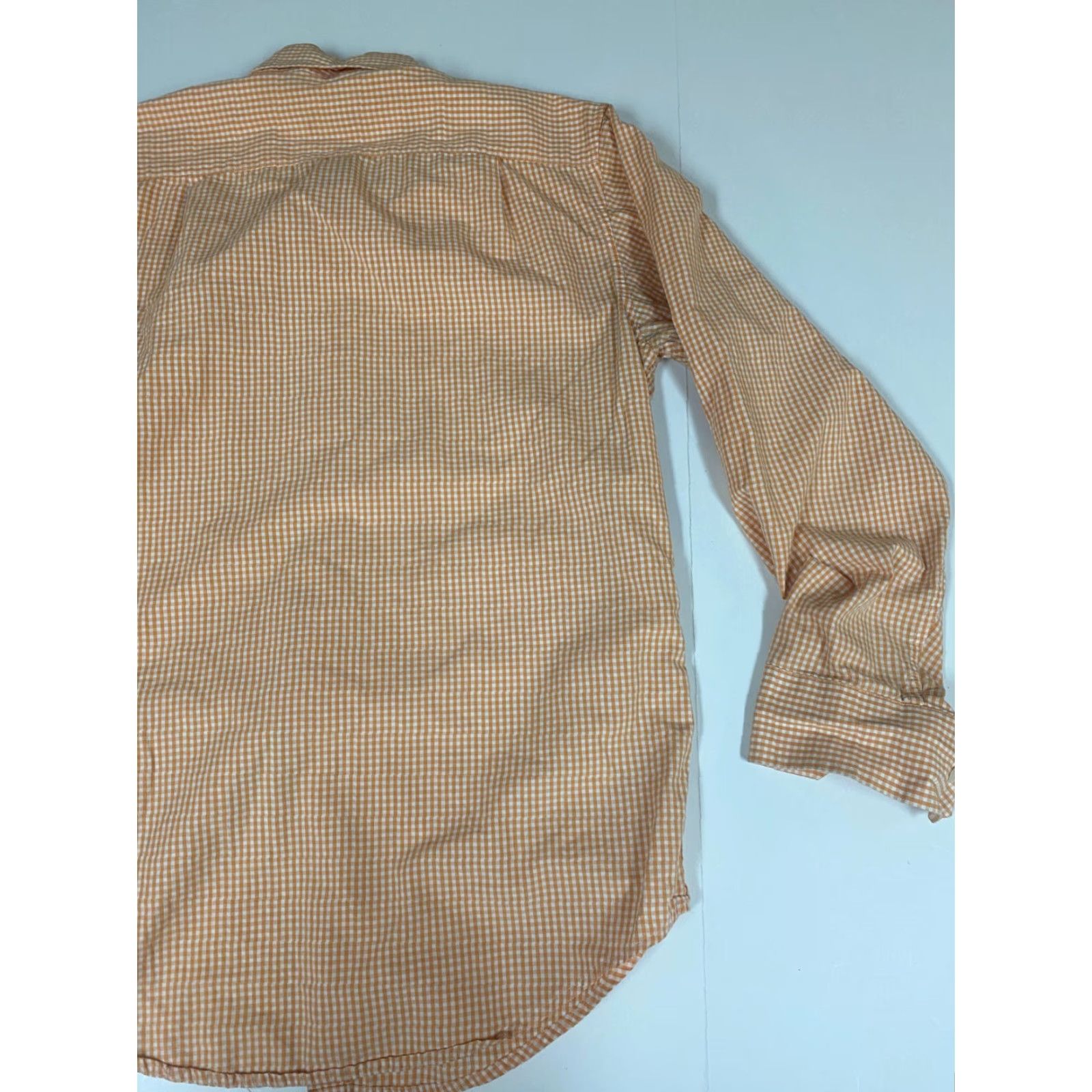 Izod Izod Mens Shirt Small plaid orange button up logo casual Size US S / EU 44-46 / 1 - 7 Thumbnail