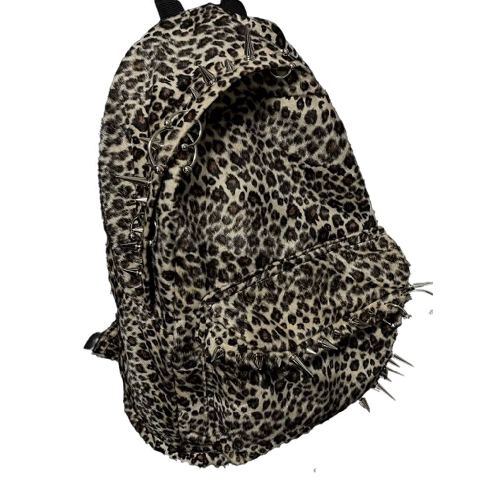 Japanese Brand Studded Leopard Backpack Size ONE SIZE - 1 Thumbnail