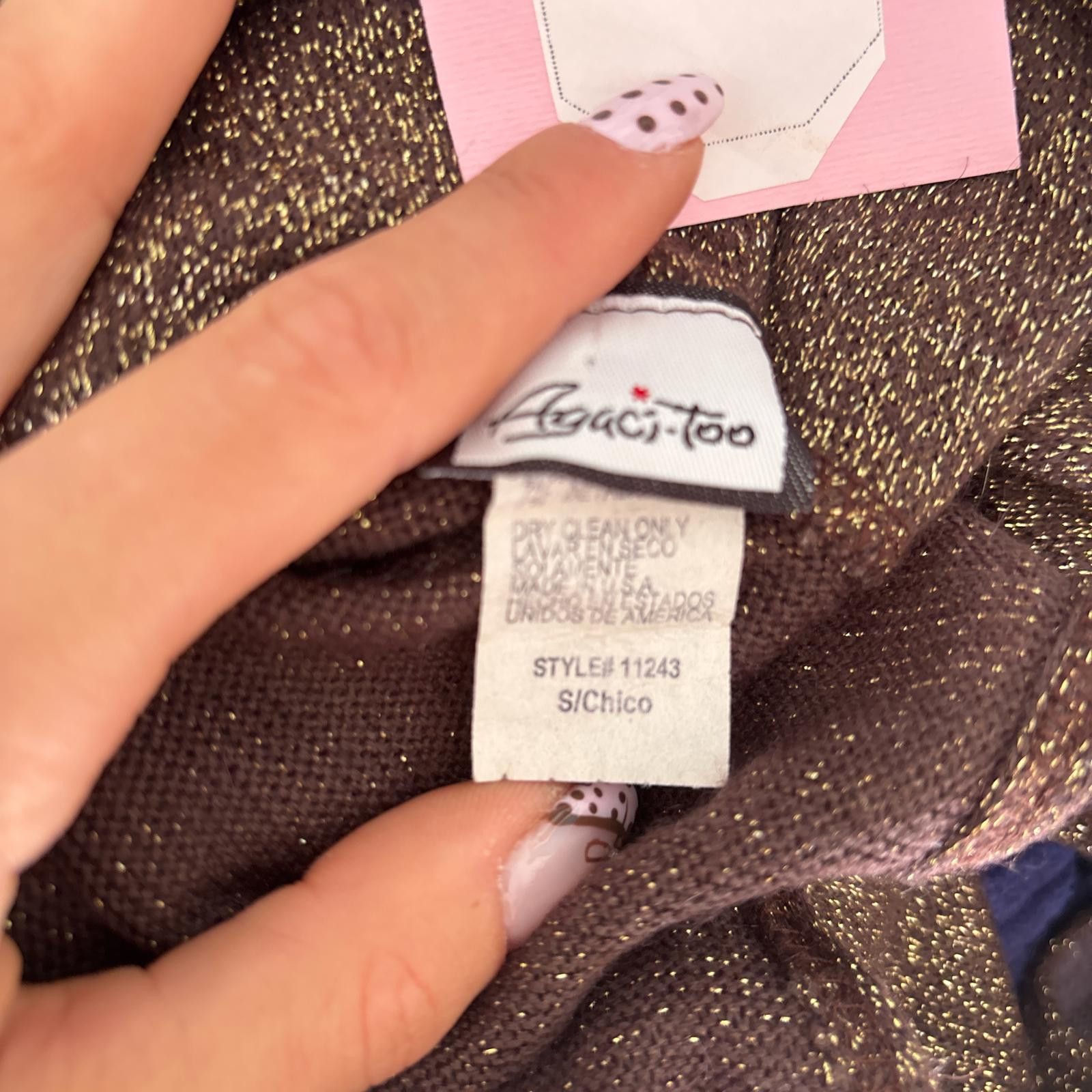 Other y2k shimmery fitted going out top Size S / US 4 / IT 40 - 6 Thumbnail