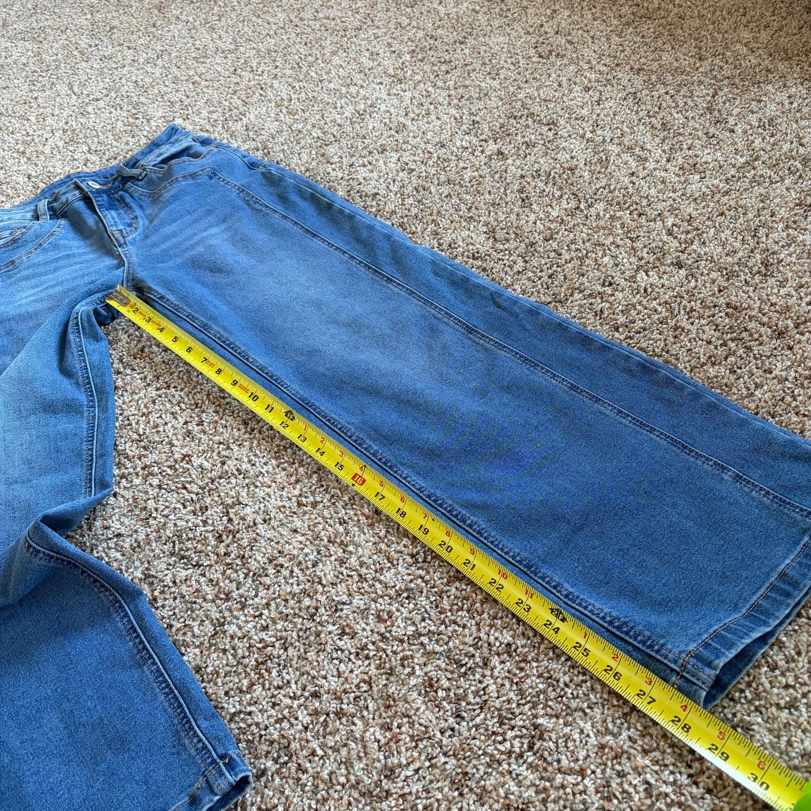 Other Sidefeel Womens Wide Leg Stretch Denim Blue Jeans Size 4 Size 27" / US 4 / IT 40 - 7 Thumbnail