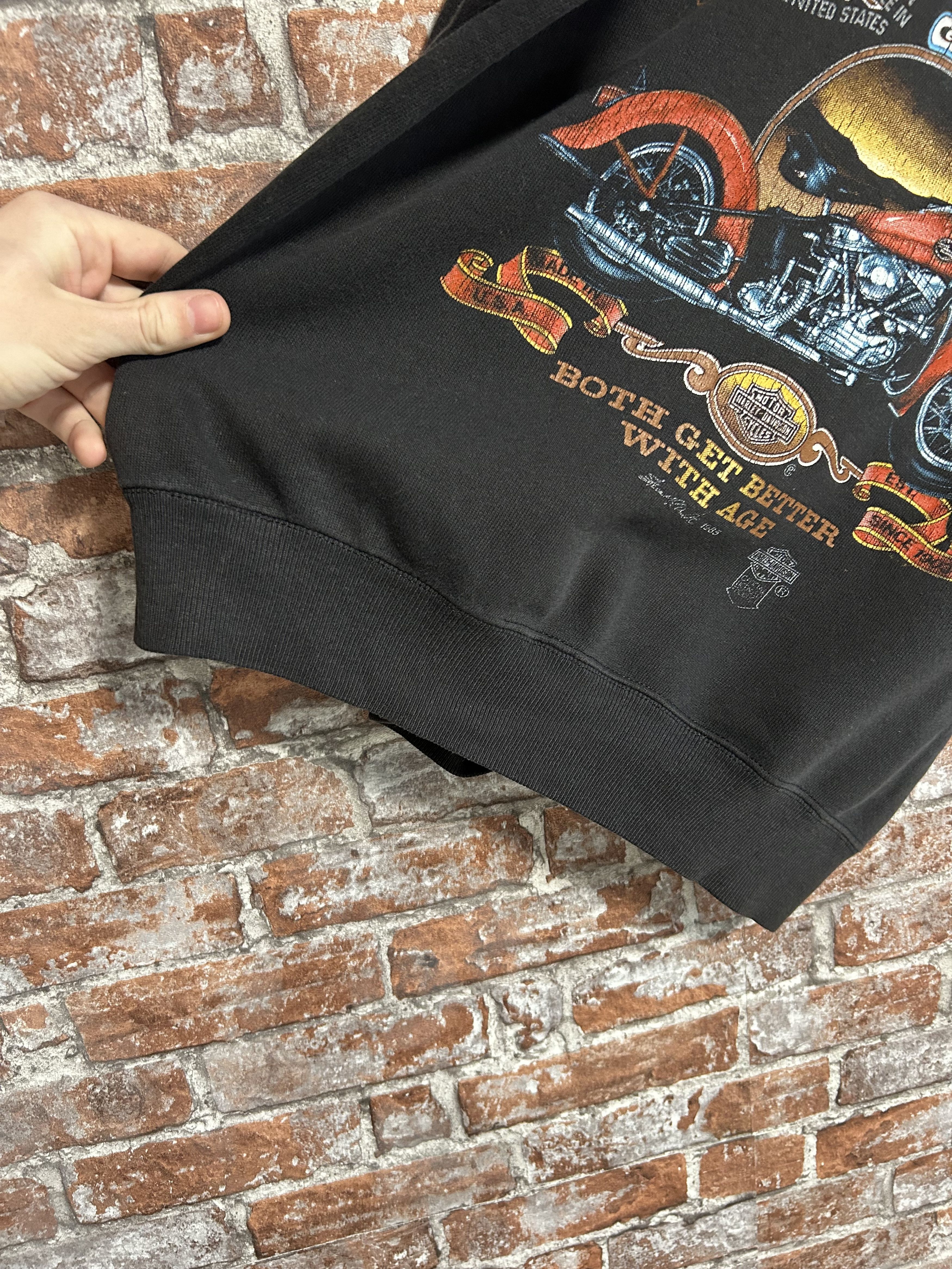 Harley Davidson Vintage 1985 Harley Davidson Biker Sweatshirt Size US M / EU 48-50 / 2 - 9 Thumbnail