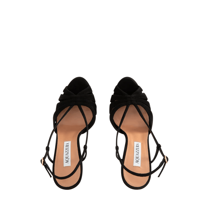 Aquazzura o1h1sh10526 Animee Sandal Plateau 130 in Black Size US 7.5 / IT 37.5 - 4 Thumbnail