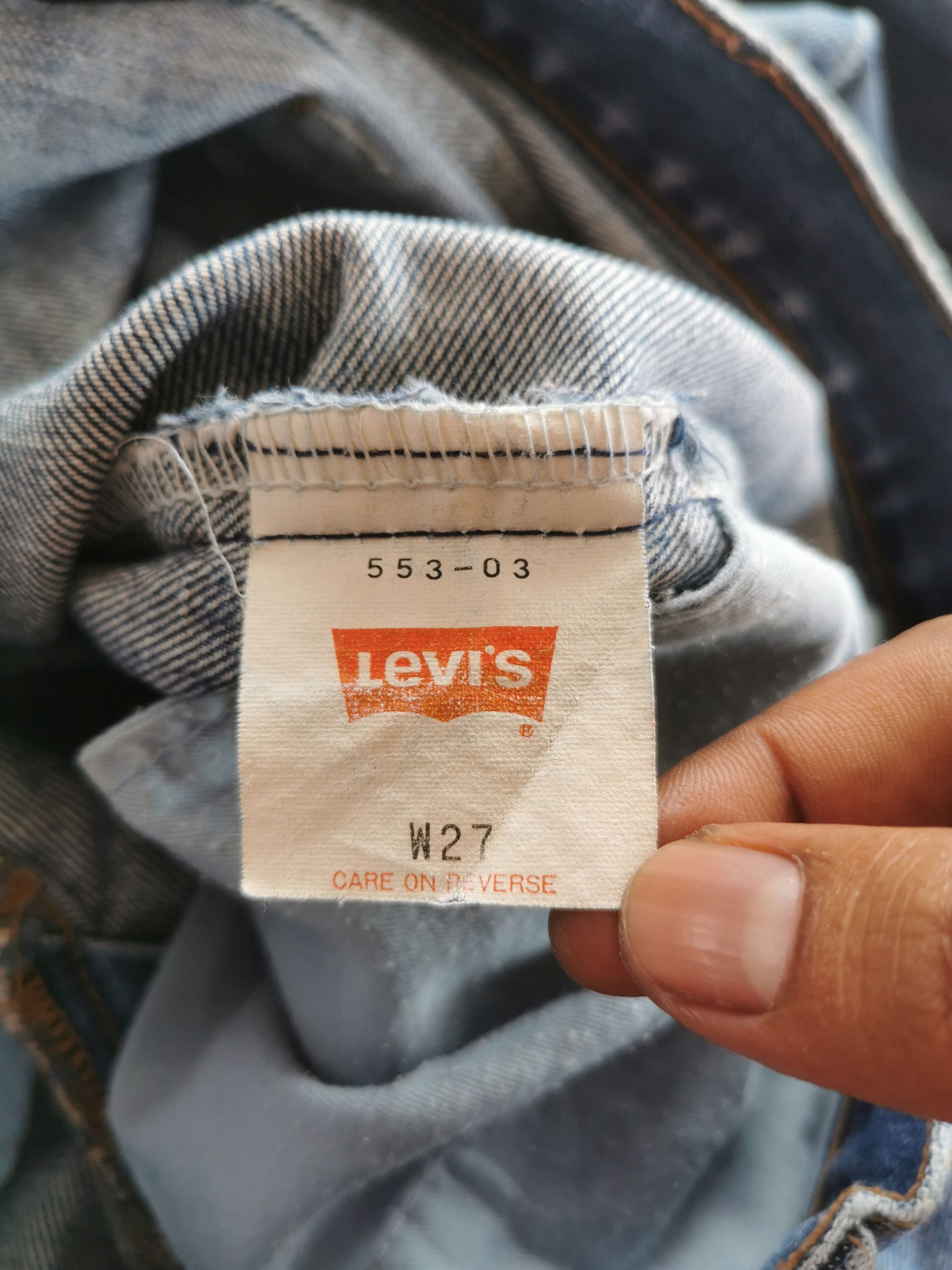 A1923 Levis 553 Flare Jeans Size US 29 - 5 Thumbnail