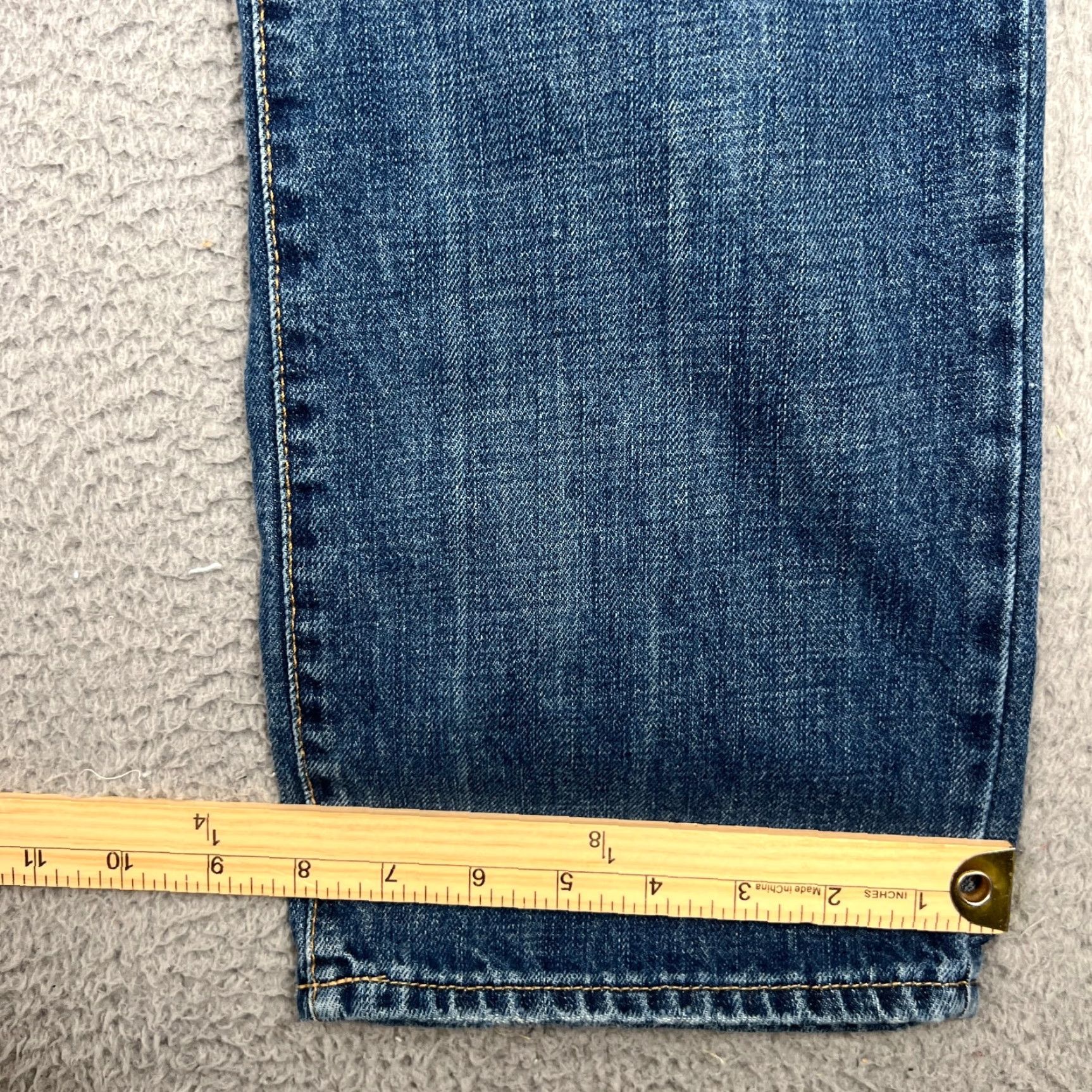 American Eagle Outfitters American Eagle Jeans Mens 32x34 Blue Original Straight Dark Wash Denim Shirt? Size US 32 / EU 48 - 2 Thumbnail