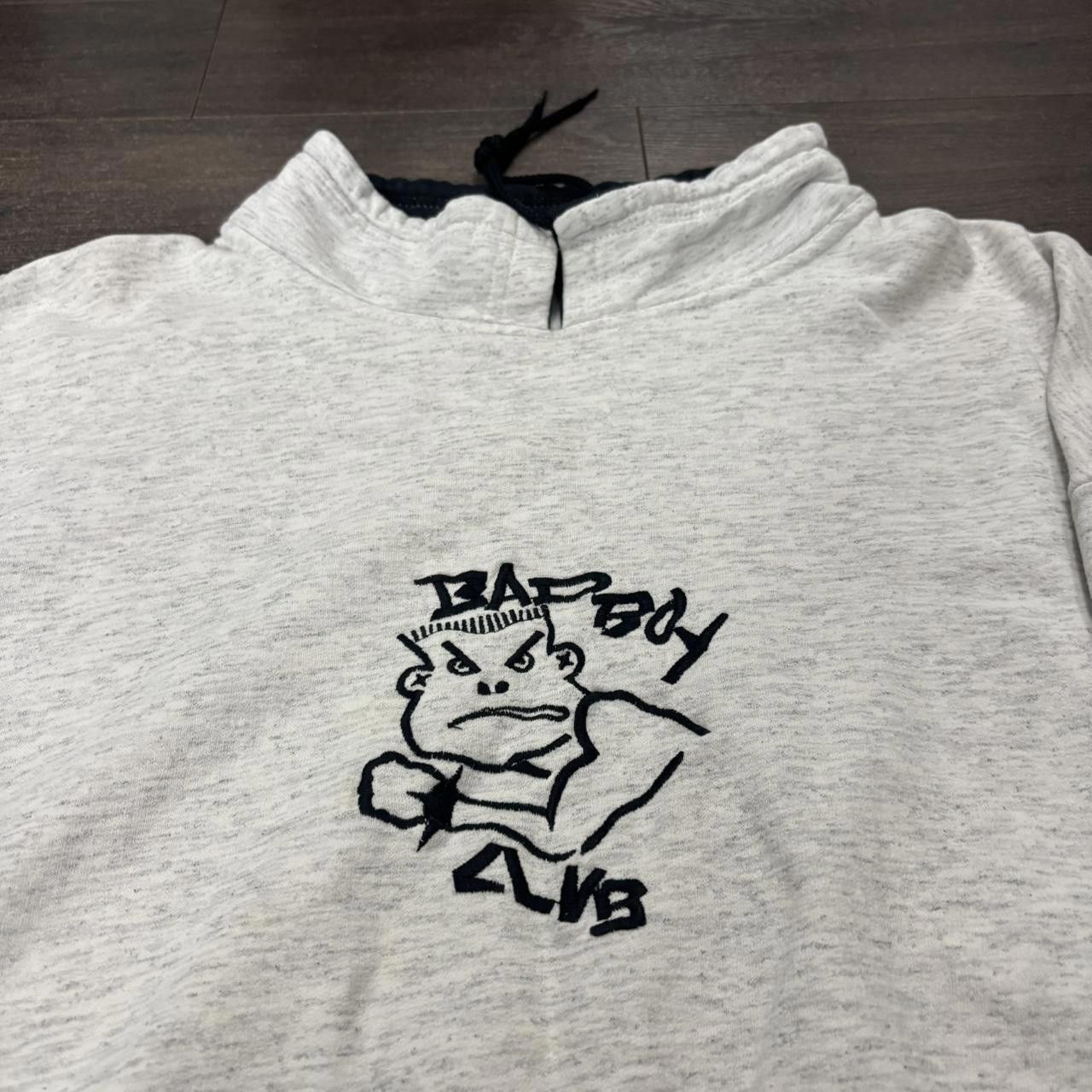 Designer Vintage embroidered bad boys club collared sweatshirt 90s L Size US L / EU 52-54 / 3 - 2 Thumbnail