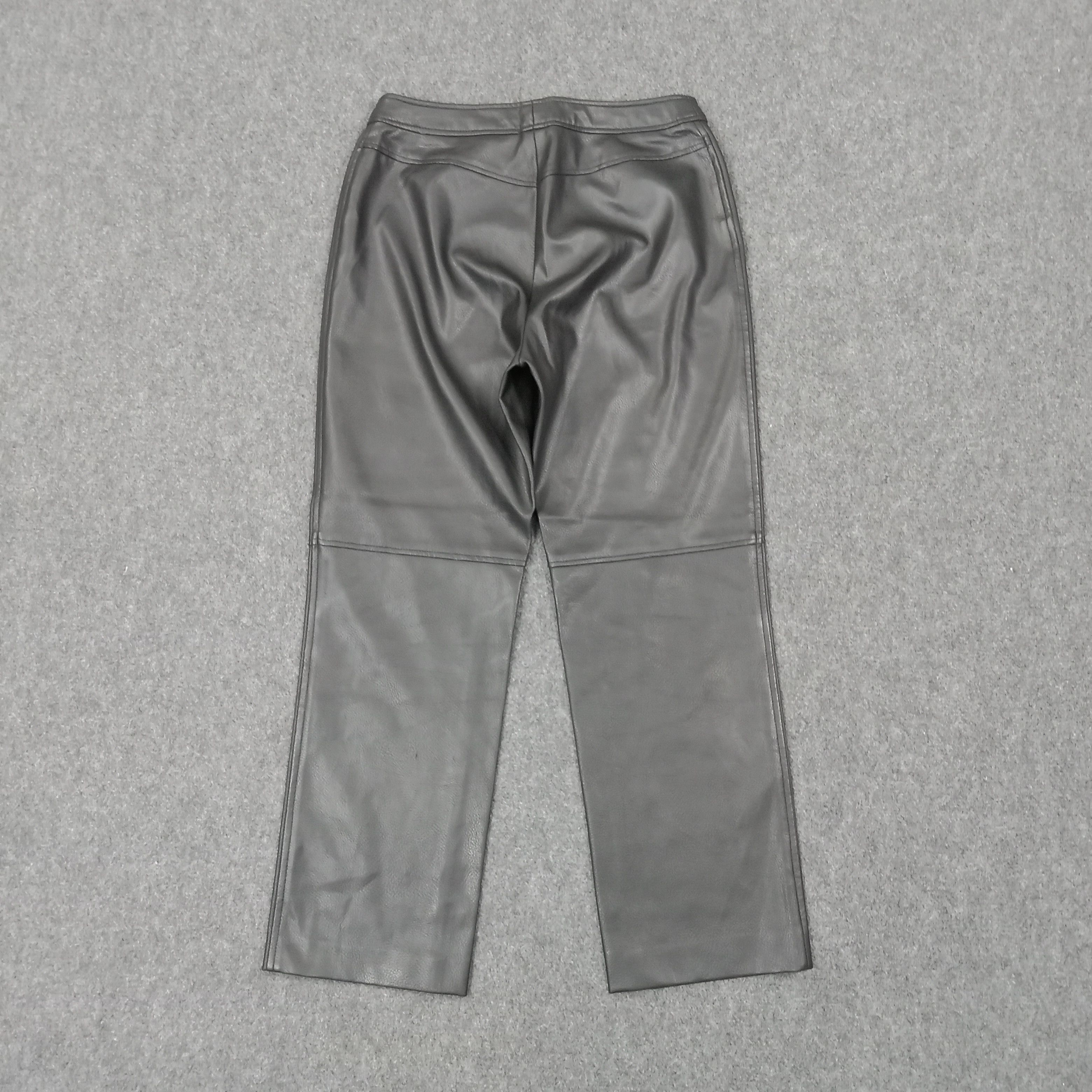 Leather Marella Tricot Italian Brand Leather Pants c235n38 Size US 28 / EU 44 - 5 Thumbnail