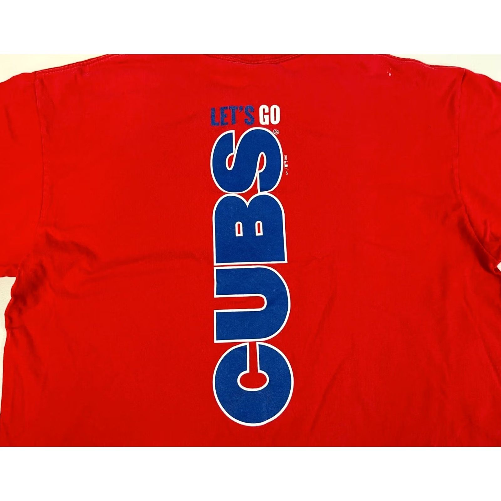 Nike VINTAGE Nike Team Chicago Cubs MLB T-Shirt Short Sleeve Crew Neck Size L Red Mens Double-Sided Logo 90s Size US L / EU 52-54 / 3 - 3 Thumbnail
