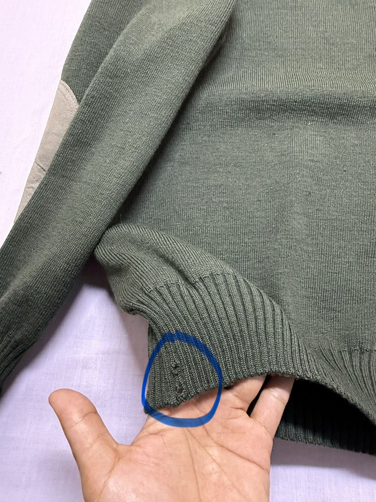 Burberry vintage Burberrys green knit wool sweater . Size US M / EU 48-50 / 2 - 15 Thumbnail