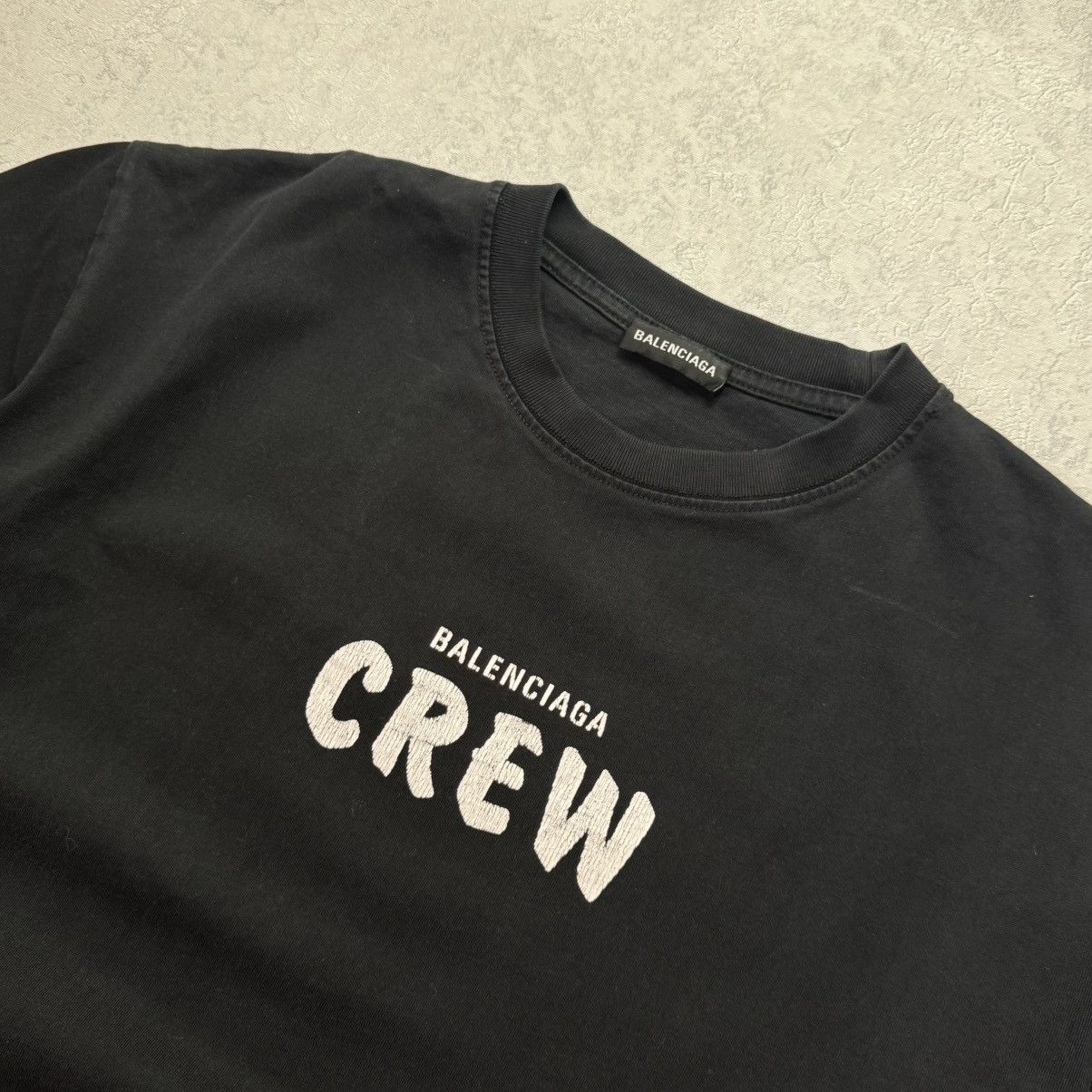 Balenciaga Balenciaga Faded Crew Boxy Oversized Tee Size US M / EU 48-50 / 2 - 3 Thumbnail