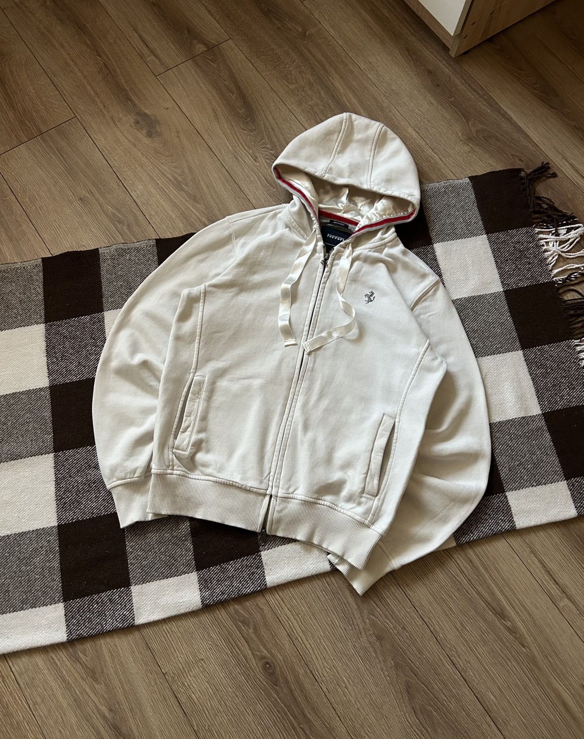 Ferrari × Vintage Vintage Ferrari y2k zip-hoodies mens racing Size US M / EU 48-50 / 2 - 1 Thumbnail