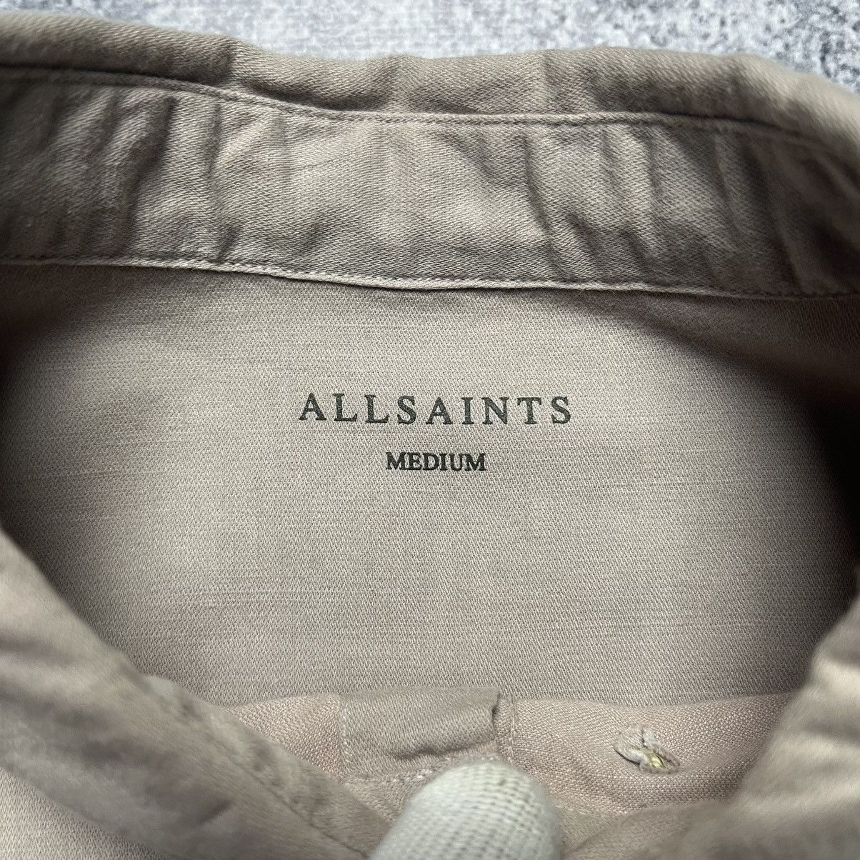 Allsaints Vintage Allsaints Brown Shirt Button Up Short Sleeve Y2K Size US M / EU 48-50 / 2 - 4 Thumbnail