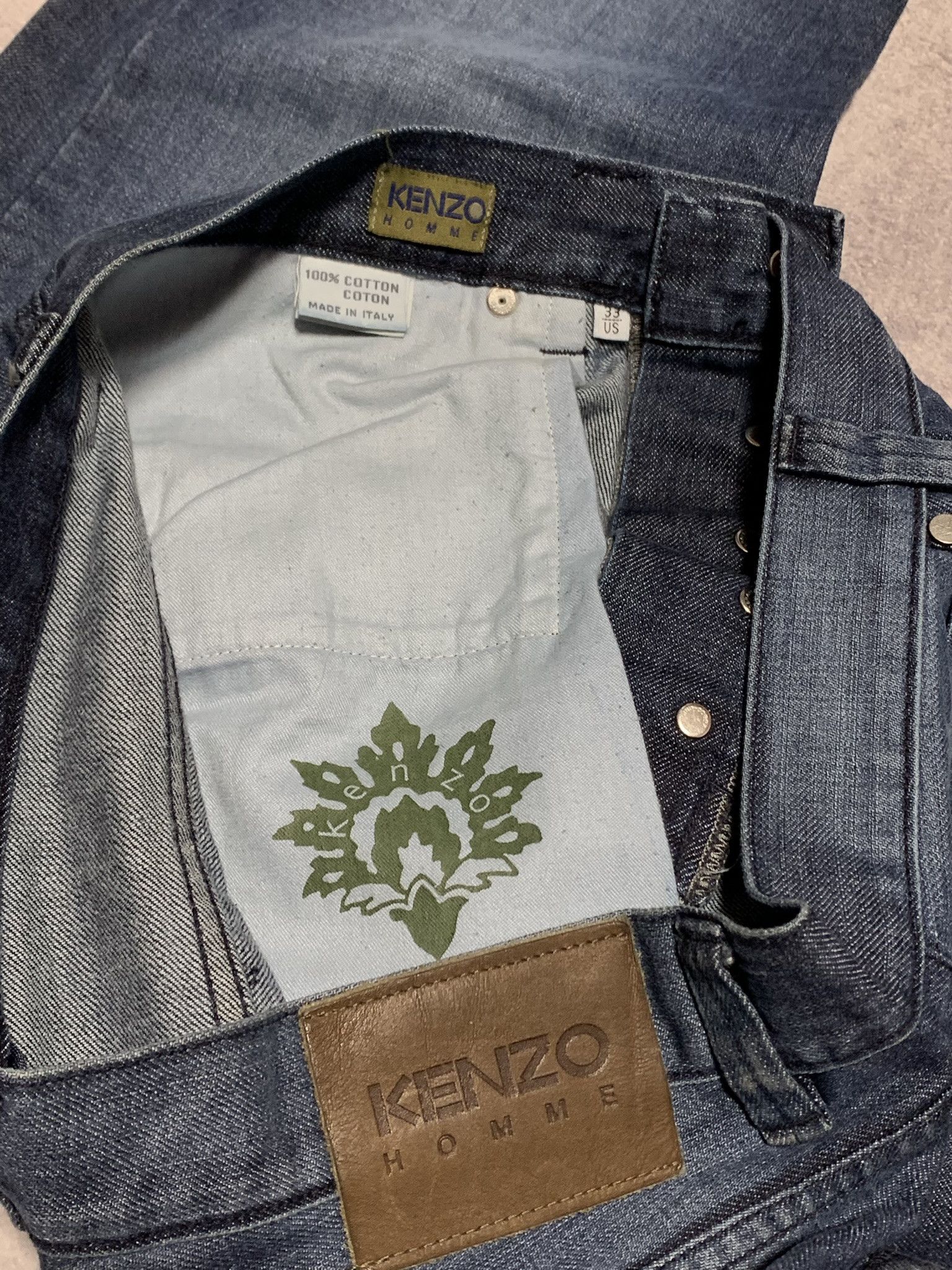 Kenzo Kenzo Vintage Printed Jeans Capsule Collection US 33 Size US 33 - 8 Thumbnail