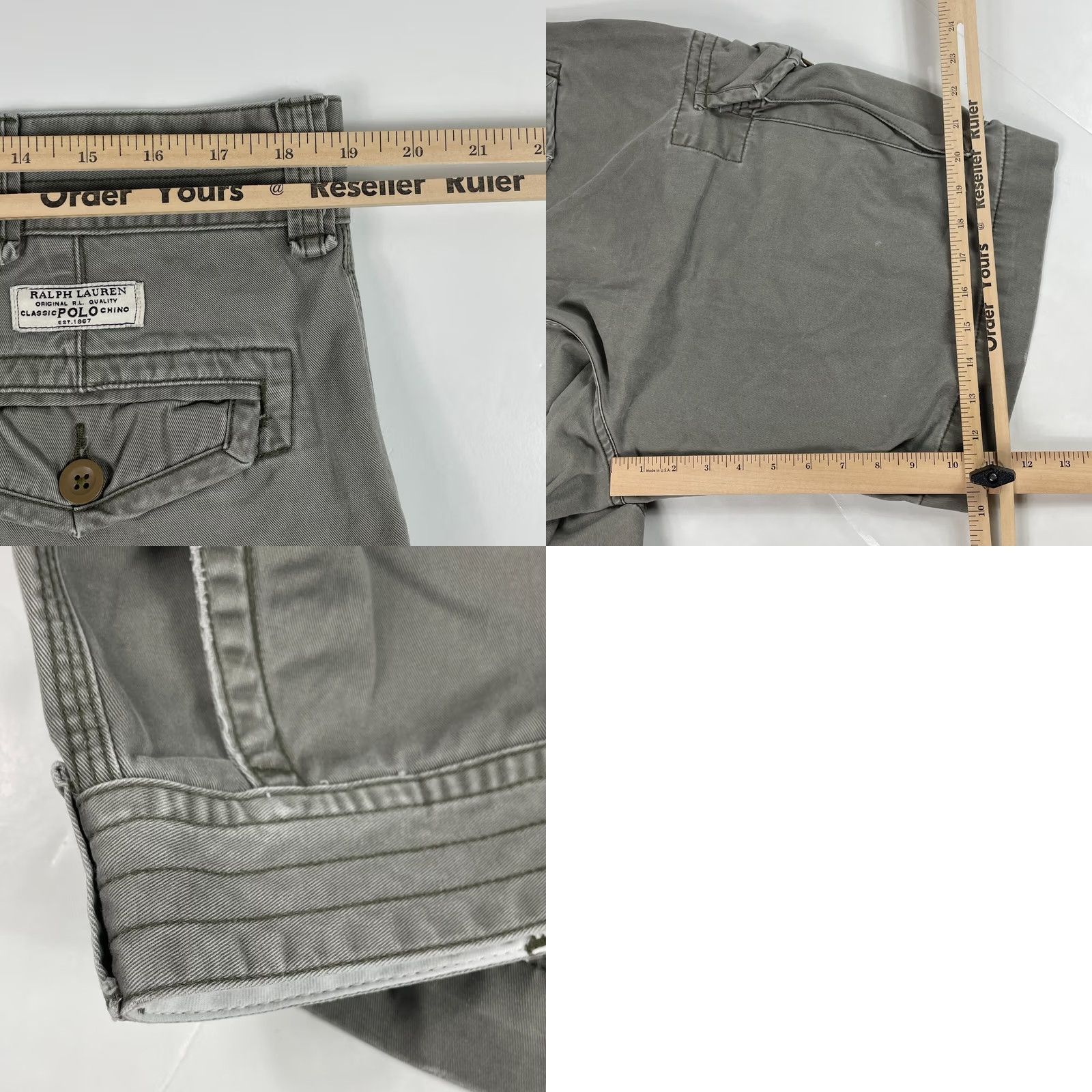 Polo Ralph Lauren Polo Ralph Lauren Shorts Mens 38 Green Cargo Relaxed Fit Outdoors Work Wear Size US M / EU 48-50 / 2 - 9 Thumbnail