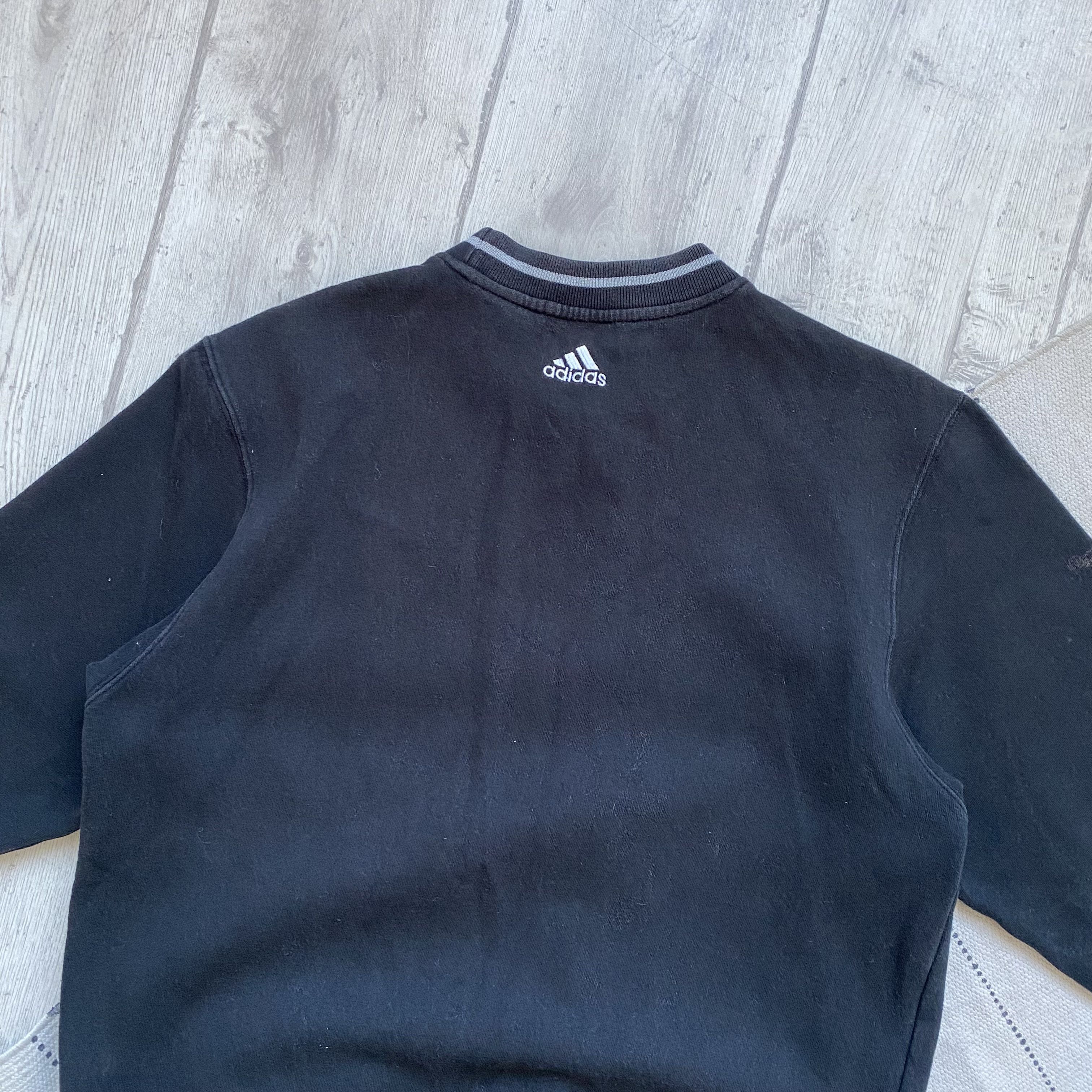 Adidas Vintage 90s Faded Adidas boxy sweatshirt Y2K mini logo Size US S / EU 44-46 / 1 - 10 Thumbnail